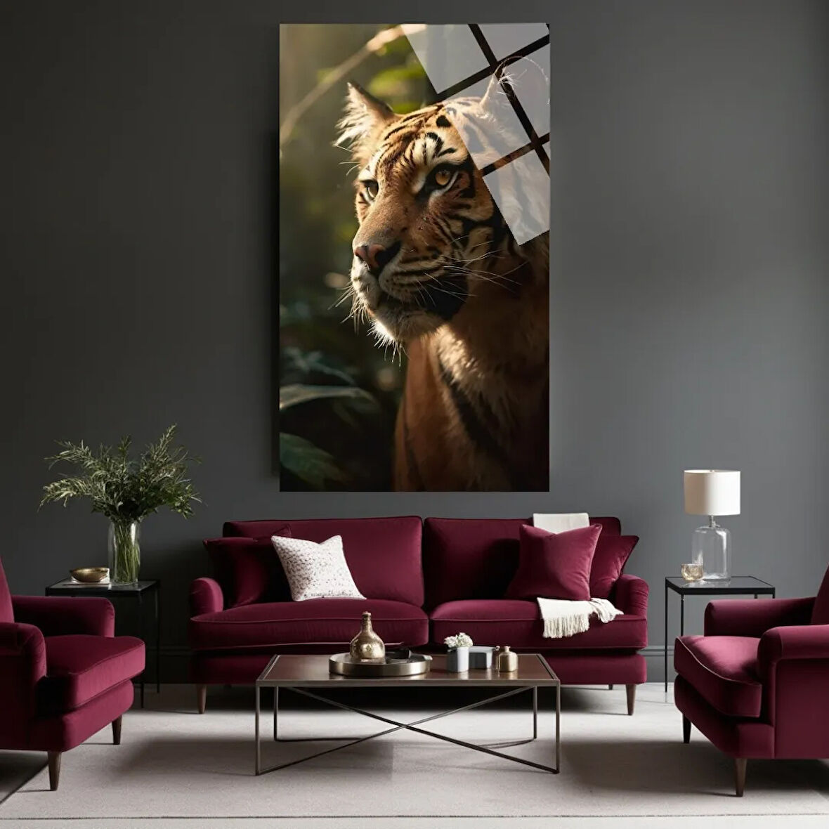 Hayvan Fotoğrafları Cam Tablo | Dayanıklı Temperli Cam