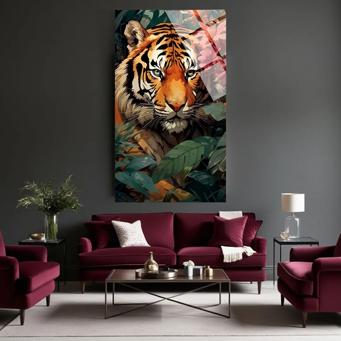 Hayvan Fotoğrafları Cam Tablo | Dayanıklı Temperli Cam