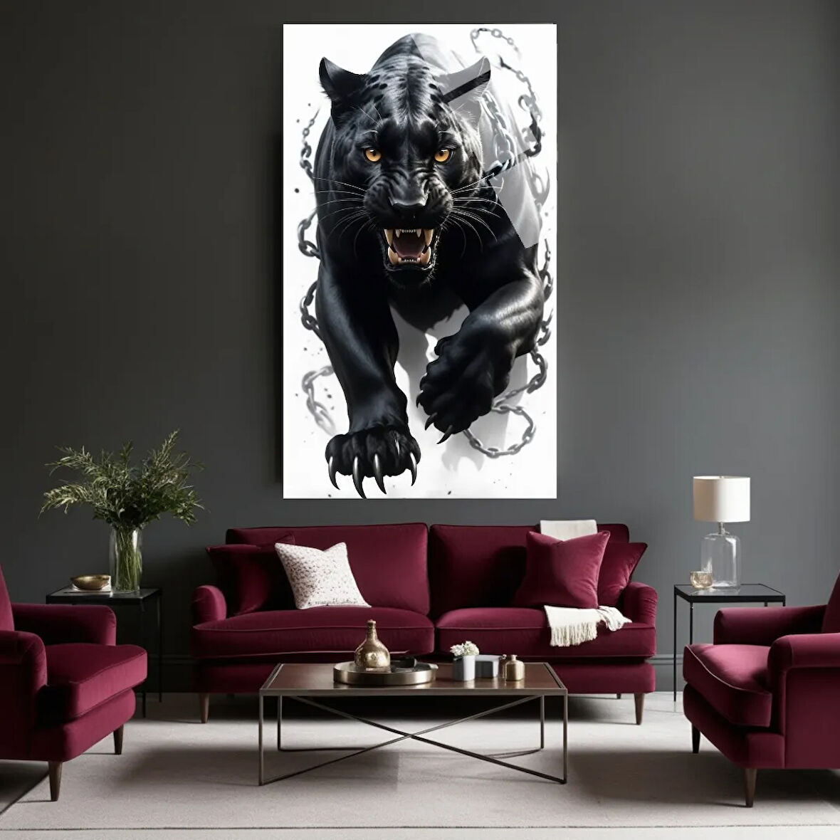 Hayvan Fotoğrafları Cam Tablo | Dayanıklı Temperli Cam