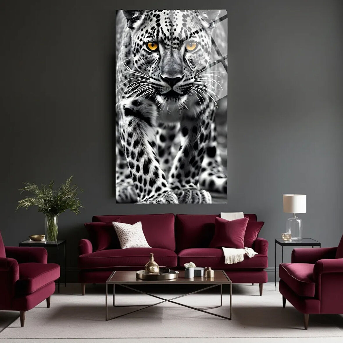 Hayvan Fotoğrafları Cam Tablo | Dayanıklı Temperli Cam