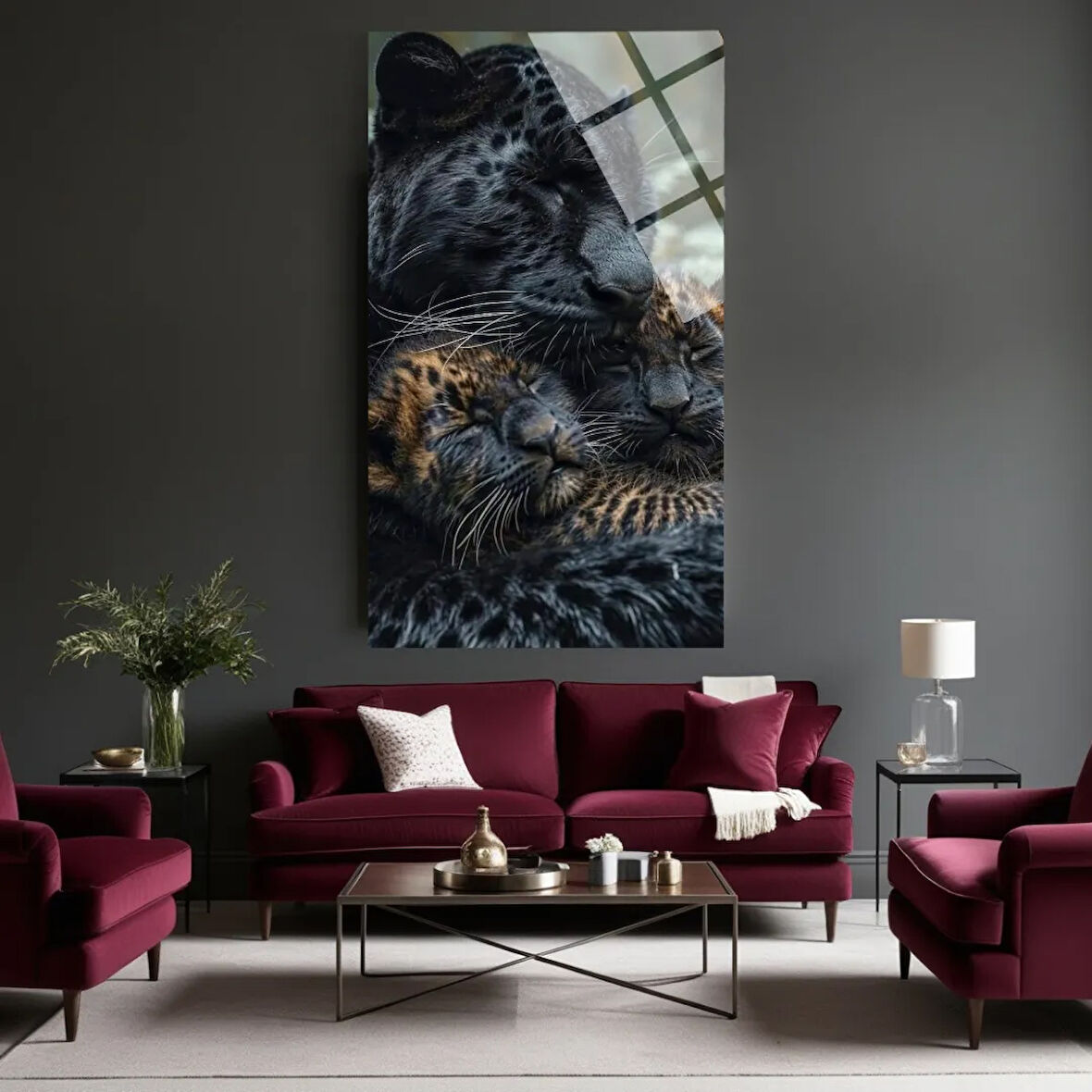 Hayvan Fotoğrafları Cam Tablo | Dayanıklı Temperli Cam