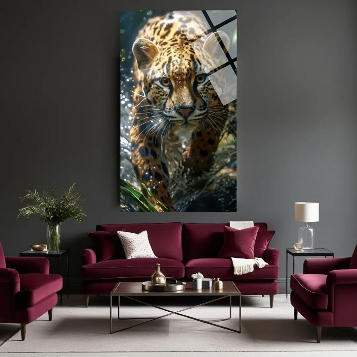 Hayvan Fotoğrafları Cam Tablo | Dayanıklı Temperli Cam