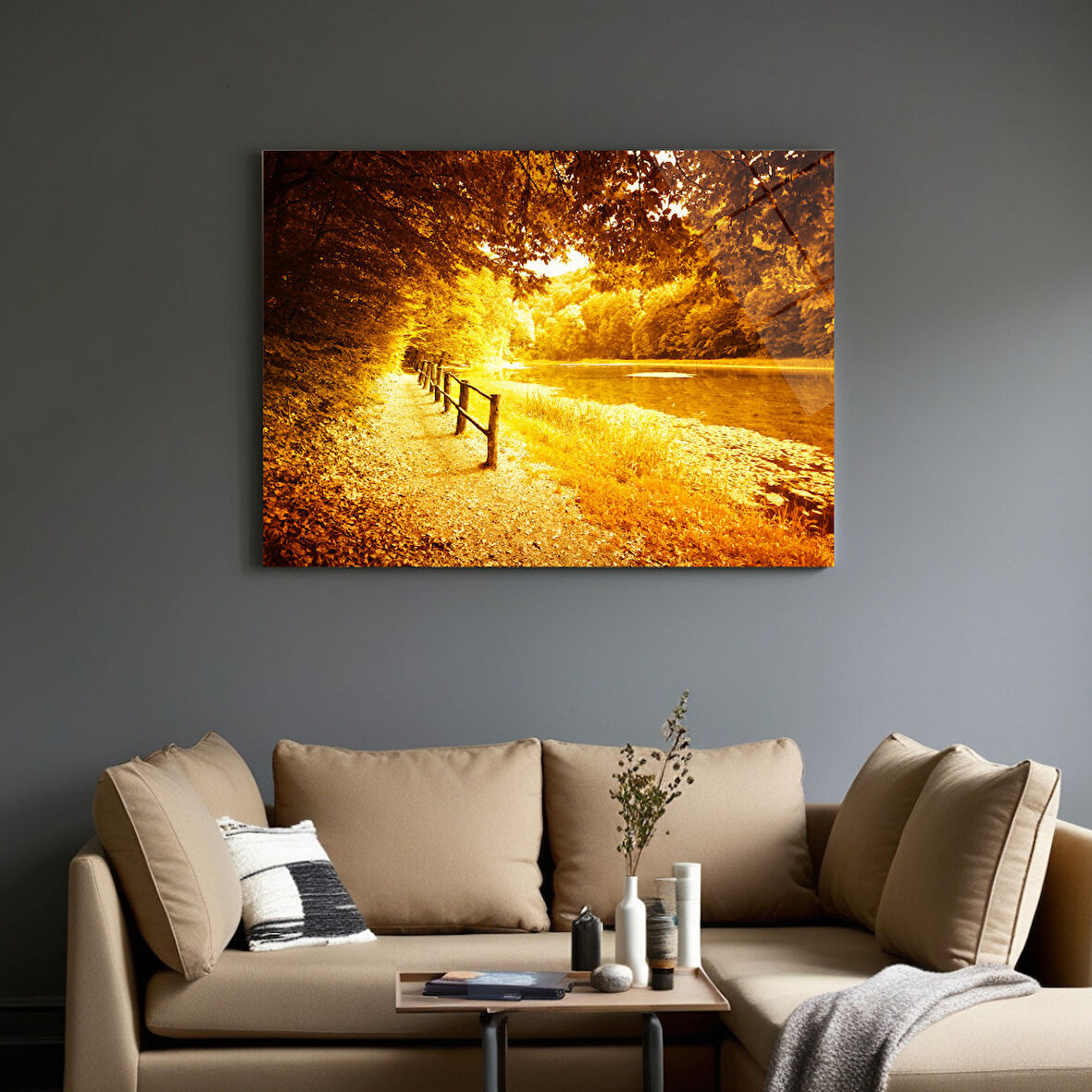 Doğa ve Manzara Fotoğrafları, Manzara Cam Tablo