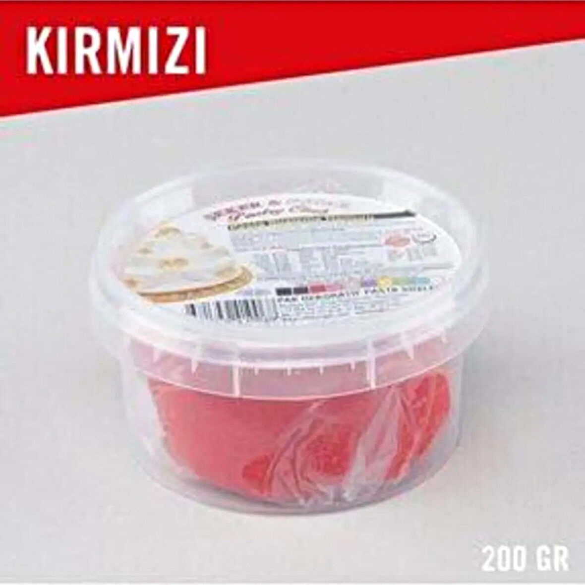 Şeker Sugar Şeker Hamuru Kırmızı (200 G)