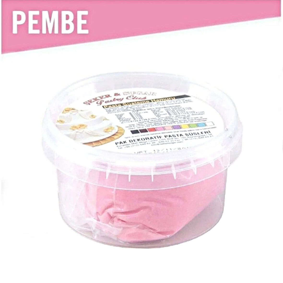 Şeker Sugar Şeker Hamuru Pembe (200 G)