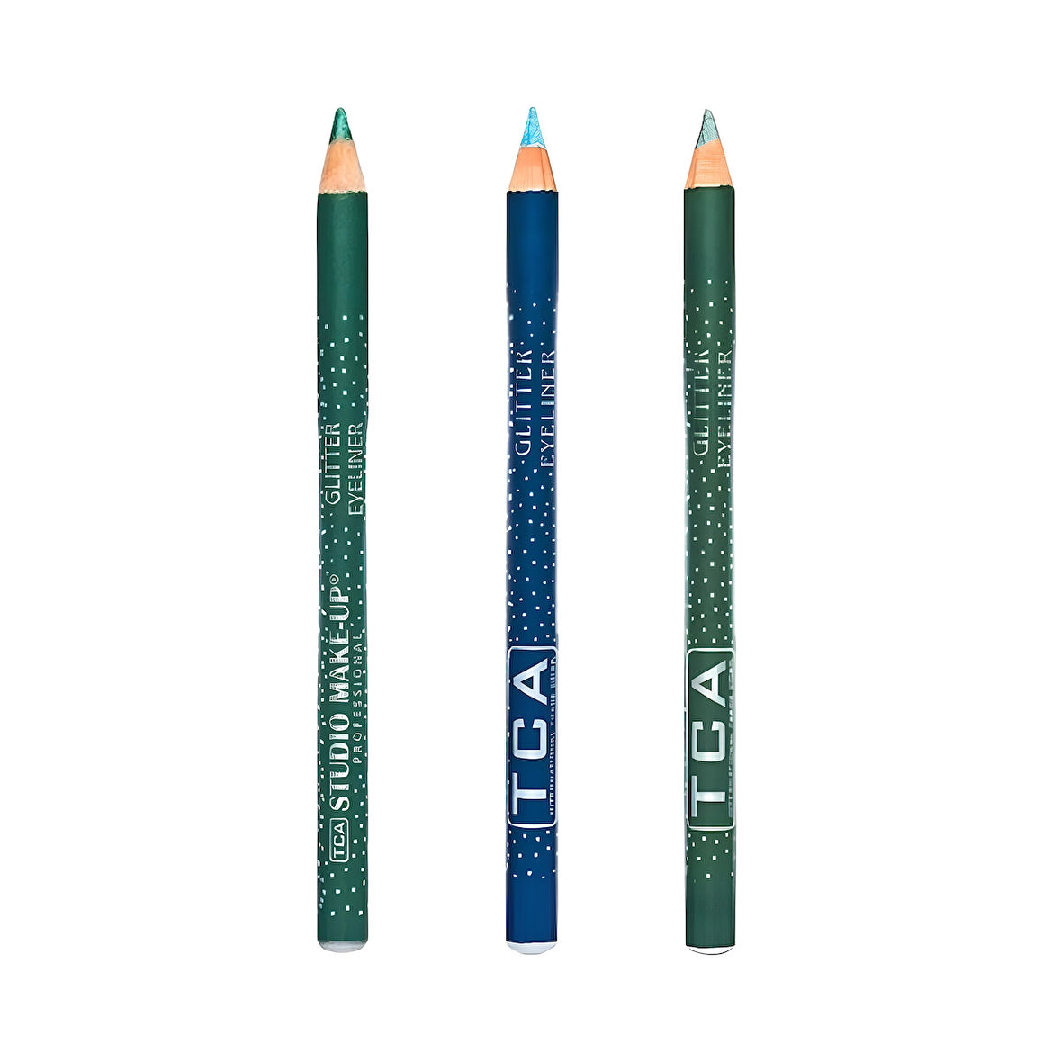 TCA 3'lü Simli Glitter Eyeliner Kalem Seti