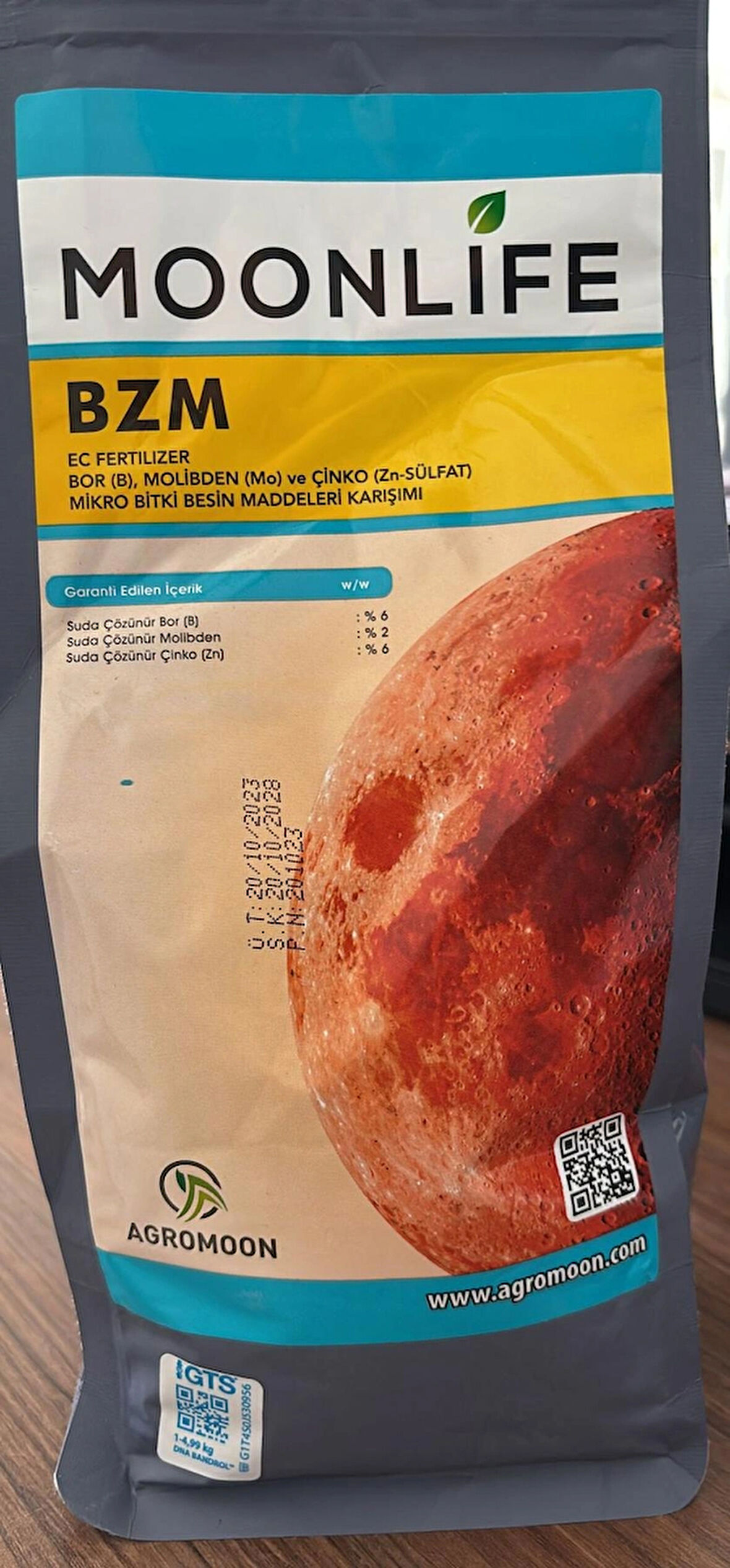 Moonlife BZM – Mikro Element Karışımı (B, Mo, Zn)