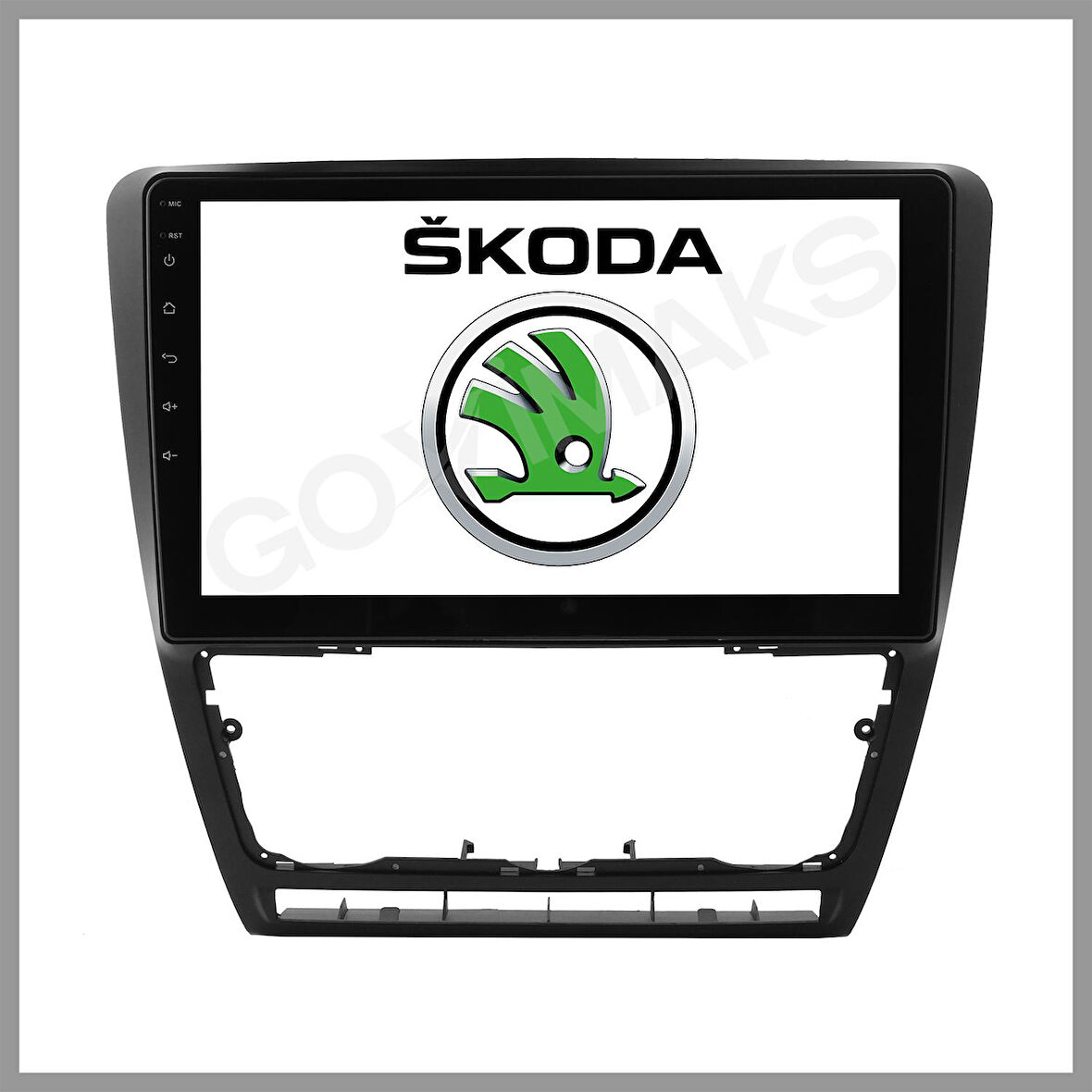 SKODA OCTAVİA 2005-2012 SİYAH 6 GB RAM 128 GB HAFIZA ANDROID MULTIMEDIA TEYP