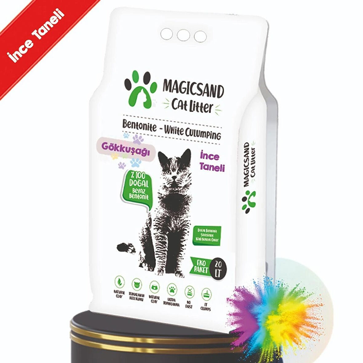 Magicsand Gökkuşağı İnce Taneli 20 lt