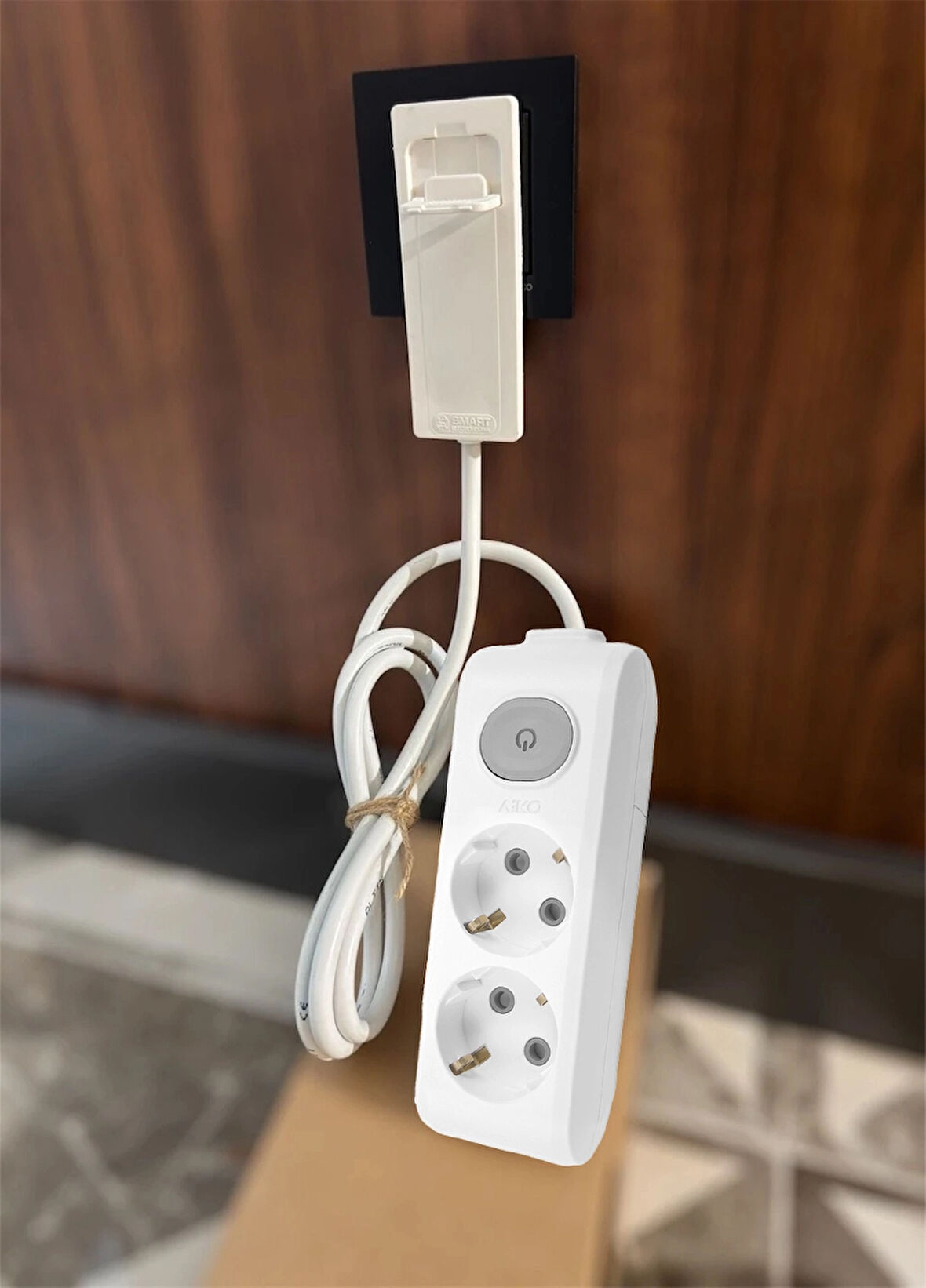 Viko Ultra İnce Fişli Uzatma Kablosu 2’li Anahtarlı (1.5m) – Dar Alanlar İçin Pratik Çözüm