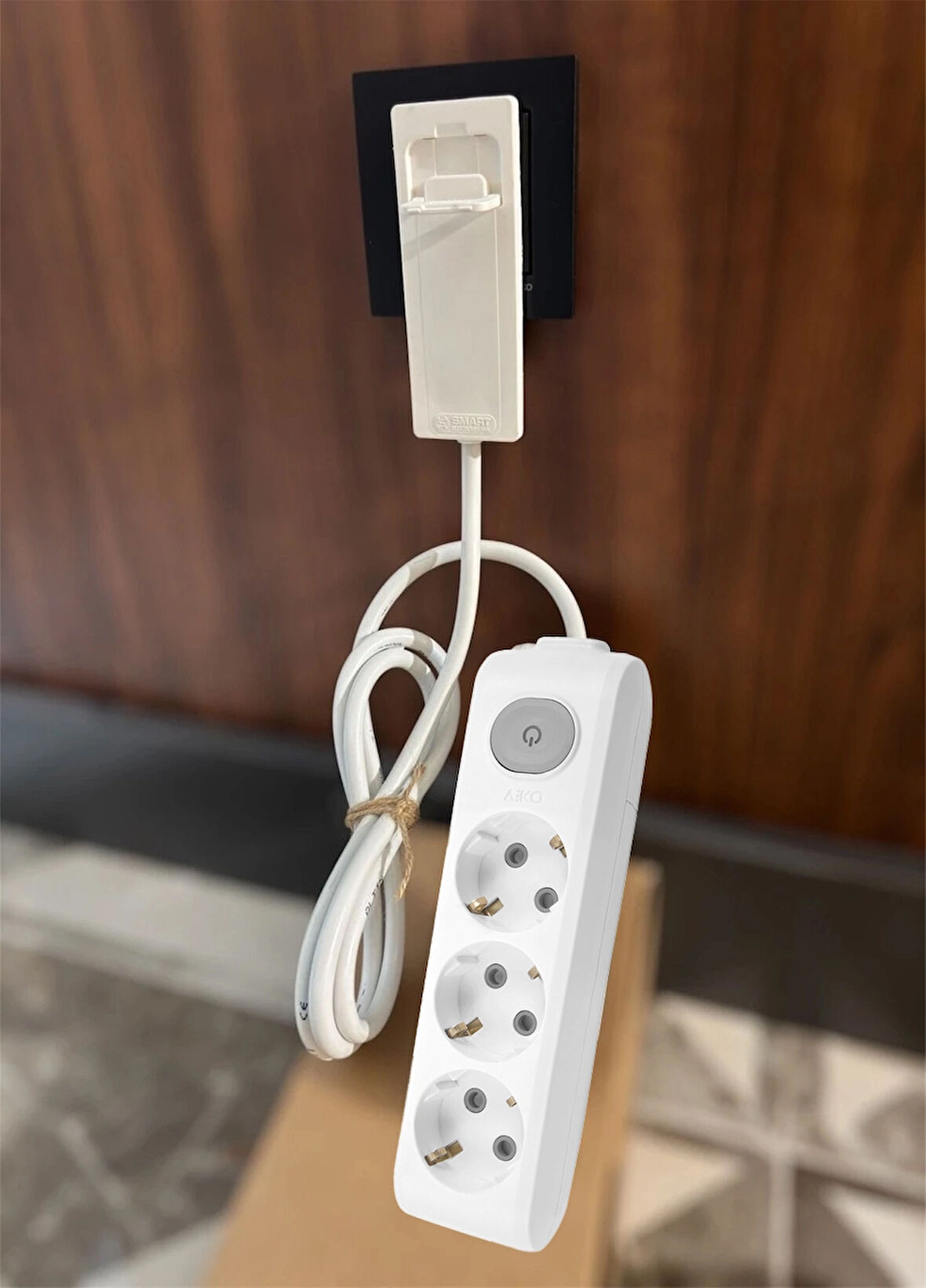 Viko Ultra İnce Fişli Uzatma Kablosu 3’lü Anahtarlı (1.5m) – Dar Alanlar İçin Pratik Çözüm