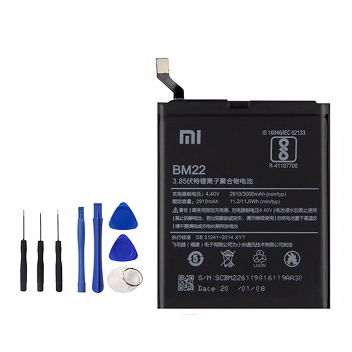 XİAOMİ Mİ5 PRİME ORJİNAL  PİL BATARYA BM22 PİL KODU 3000 MAH YENİ TARİHLİ 