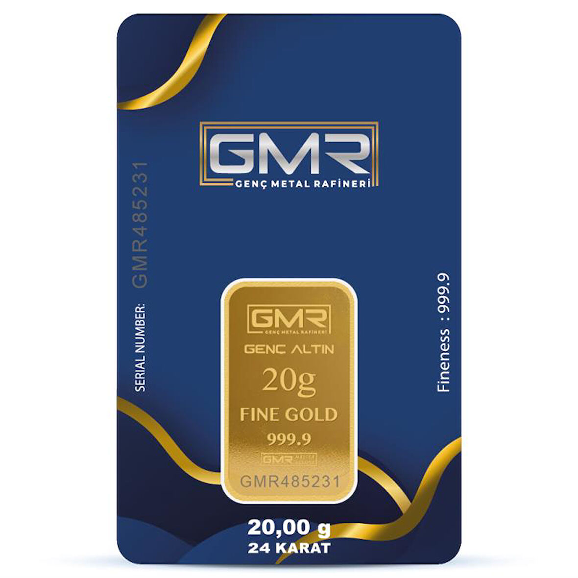 RimaGold 20 gr 24 Ayar 999.9 Milyem GMR Gram Altın