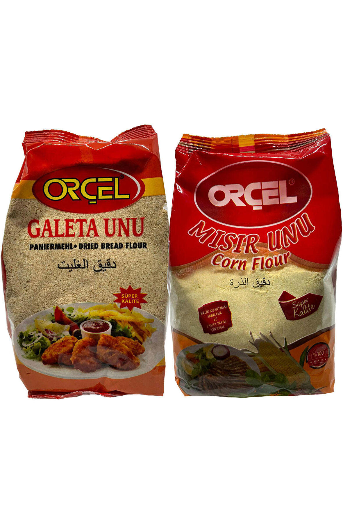 Orçel Galeta Unu 300gr. + Orçel Mısır Unu 300gr.