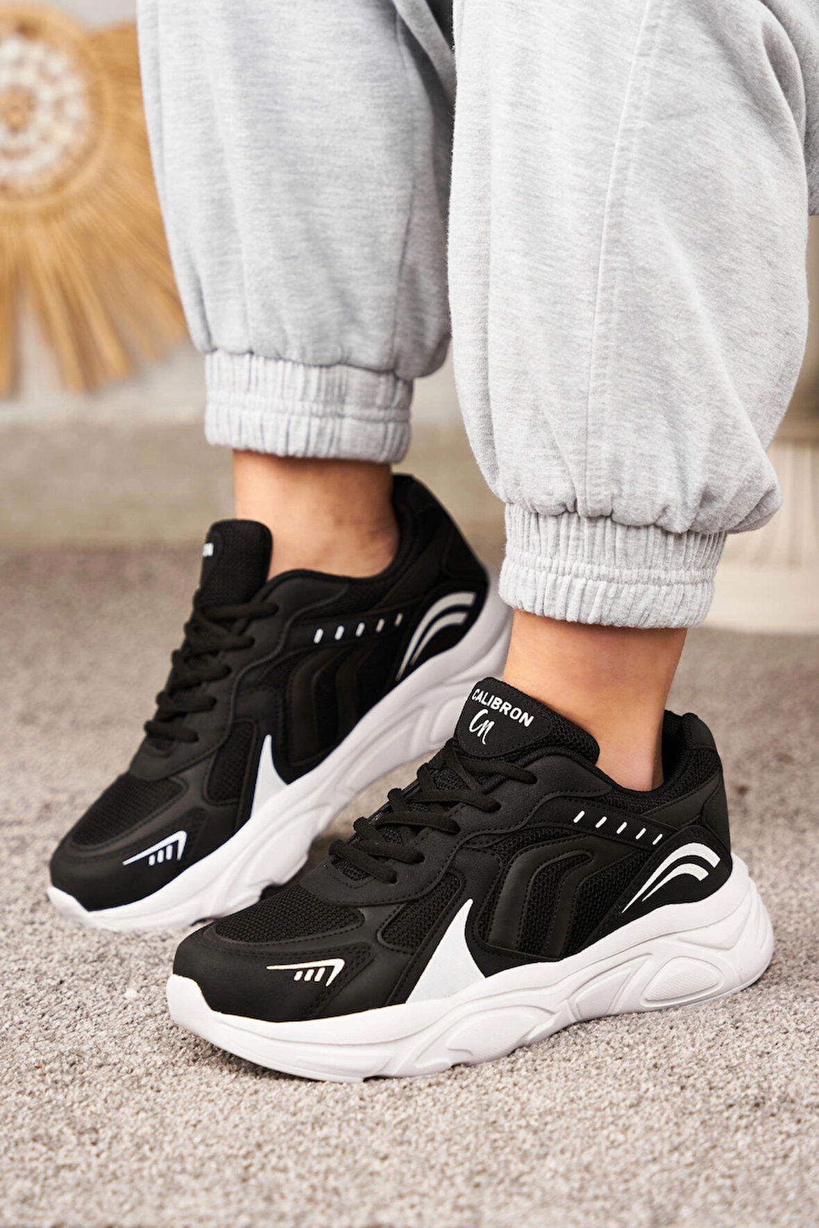 Callibron Garantili Kadın Ortopedik Yazlık Fileli  Yürüyüş Koşu Sneaker Spor Ayakkabı