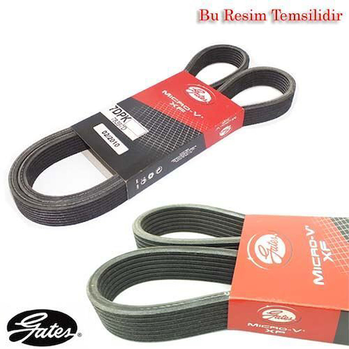 Gates 7DPK1360 Kanallı Kayış Golf 2.8 VR6 24V 91-99-Passat 2.8 VR6 12V 88-97-Transporter 2.8VR6 00-03 95VW6C301KA