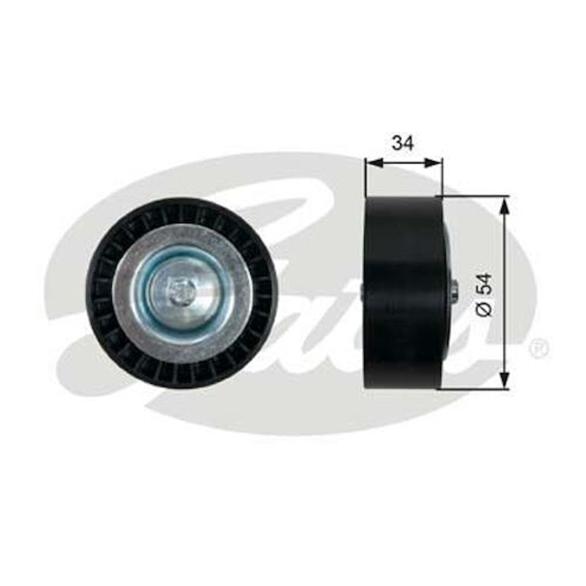 Gates T36454 Alternatör Gergi Rulmanı Ducato 2.0D 11-Linea 1.6 D Multijet 09- Doblo 1.6 2.0 D Multijet 10- 51815020