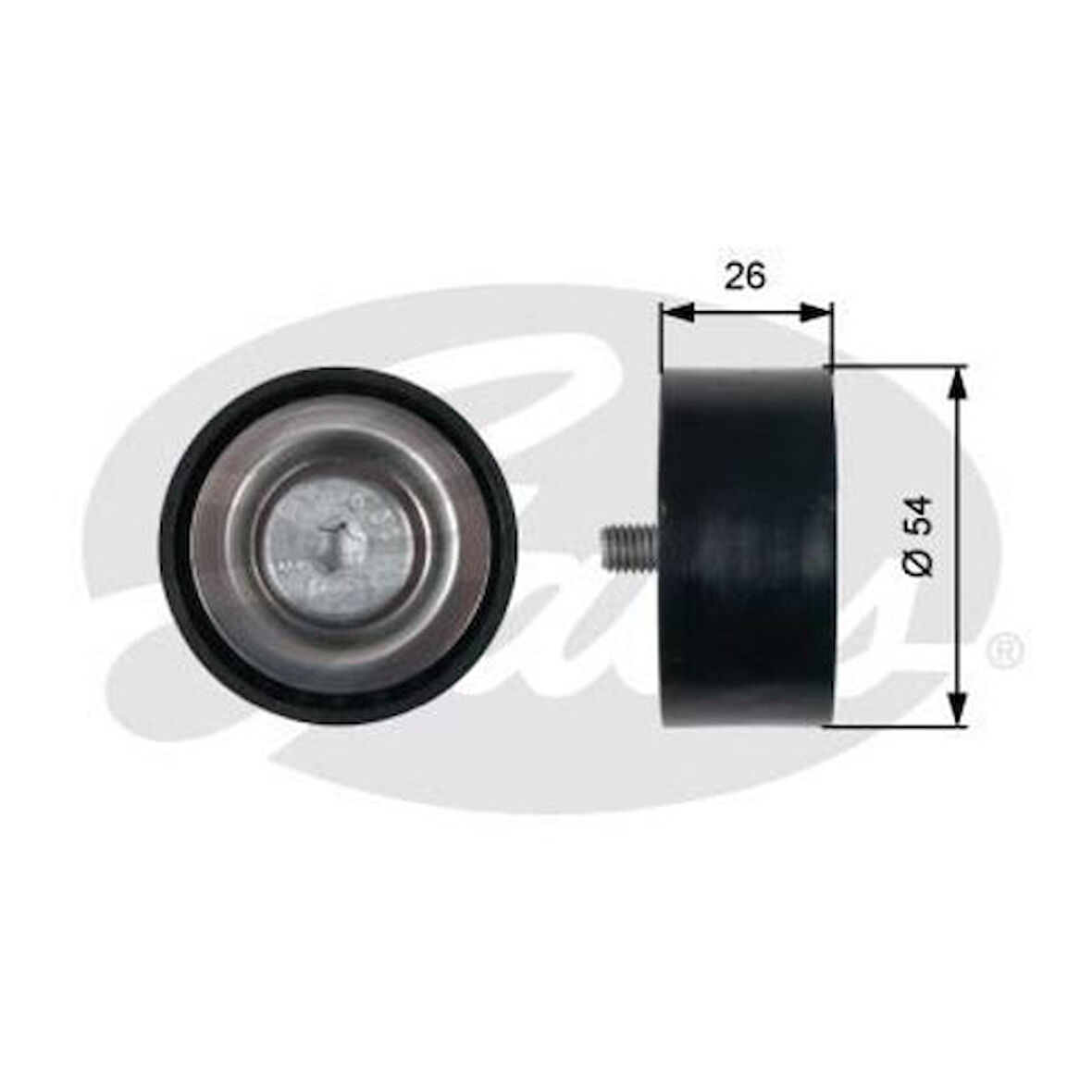 Gates T36486 Kayış Gergi Rulmanı Vıano W639 10> Vıto W639 10> Sprinter 906 06>