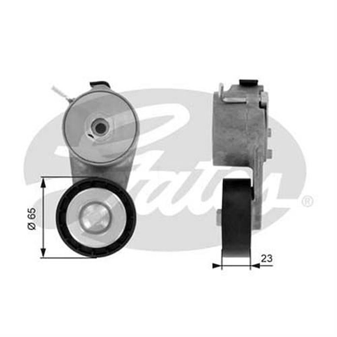 Gates T38368 Alternatör Gergi Rulmanı Kütüklü Doblo Bravo II Linea Idea Palio Panda Albea Uno Alfa Mito 1.2 1.3 46548452
