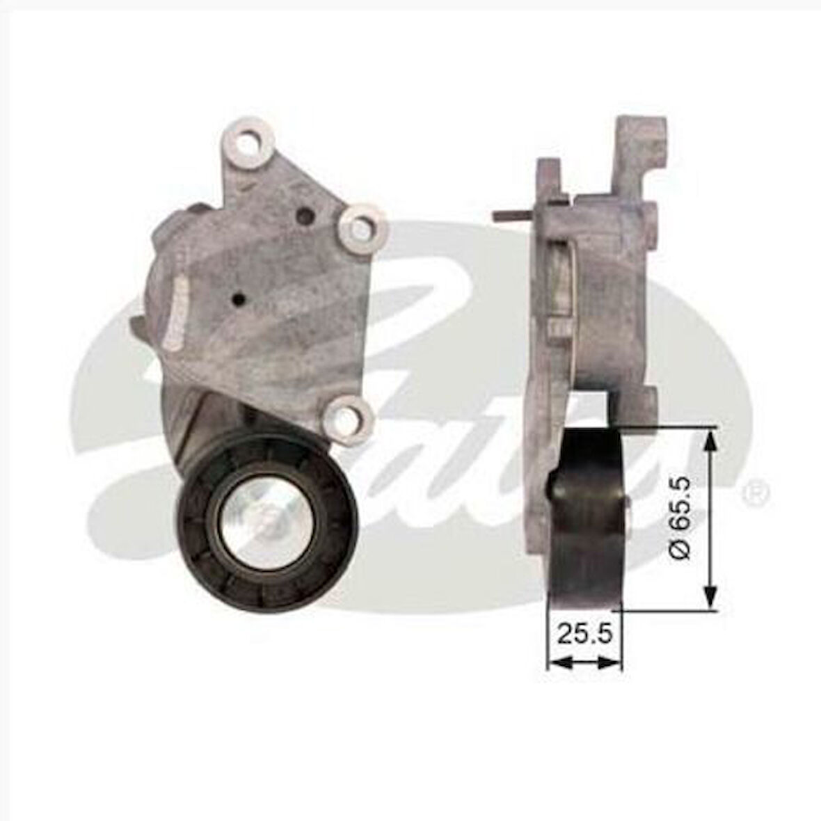 Gates T39008 V Kayış Gergi Rulmanı Berlıngo 1.6 Hdı 05-C3 C4 C5 II 1.6 Hdı 12-P206 P207 1.4 Hdı 06>