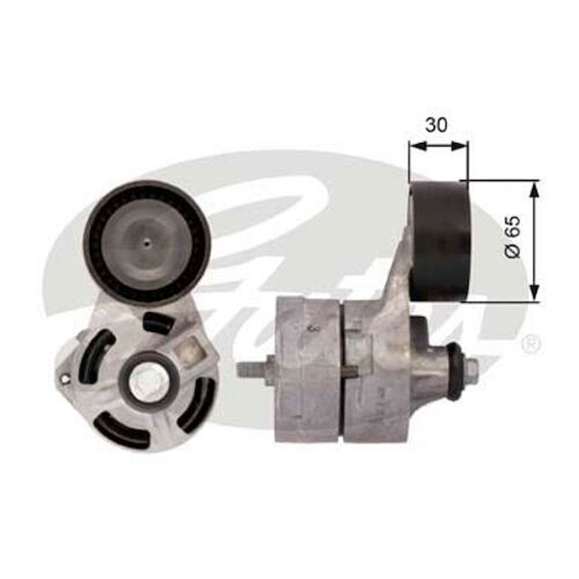 Gates T39108 Alternatör Gergi Rulmanı Komple Transit V347 2.4TDCI 100Ps 120Ps 140Ps 06-14 V347 3.2TDCI 200Ps 07-13 1385379