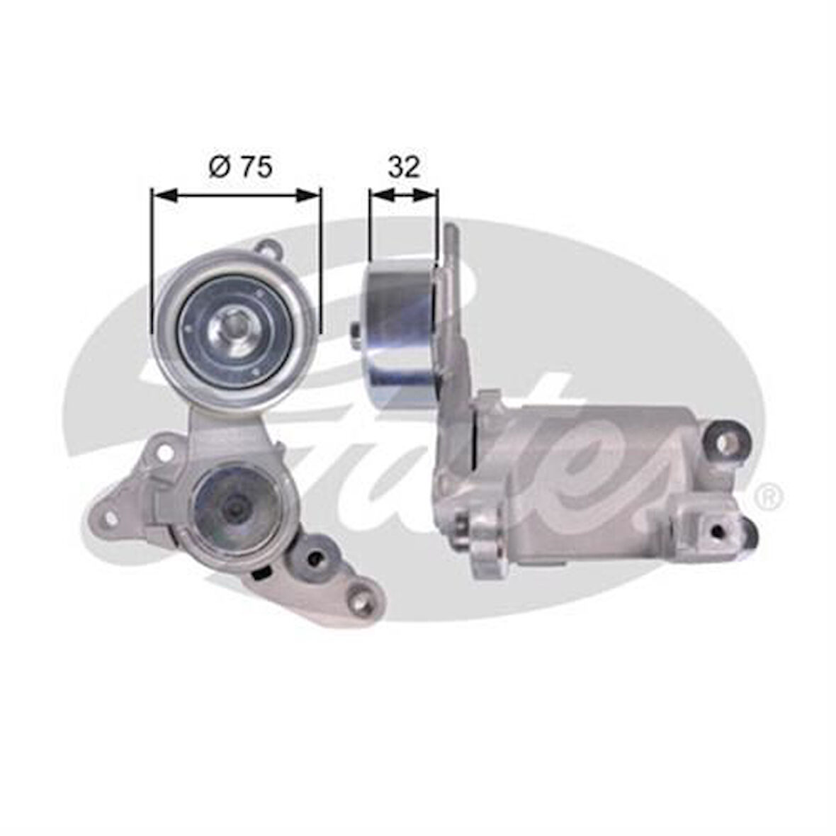 Gates T39135 Alternatör Gergi Rulmanı Toyota Hıluııı 05 Hıace 01 2.5D 2.8D