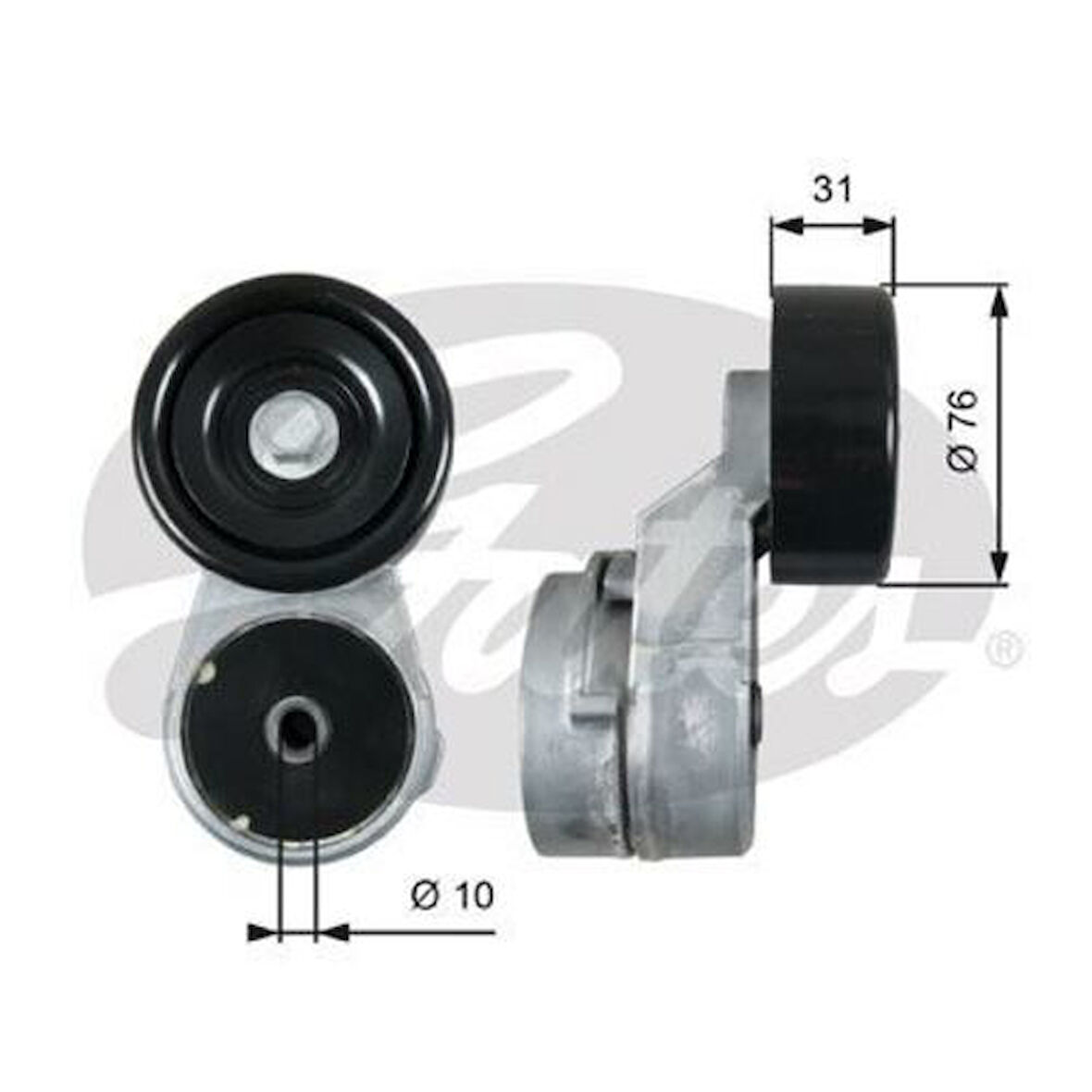 Gates T39214 Alternatör Gergi Rulmanı Nıssan Navara 3.0Td (01 05) 3.0Td 4×4 01