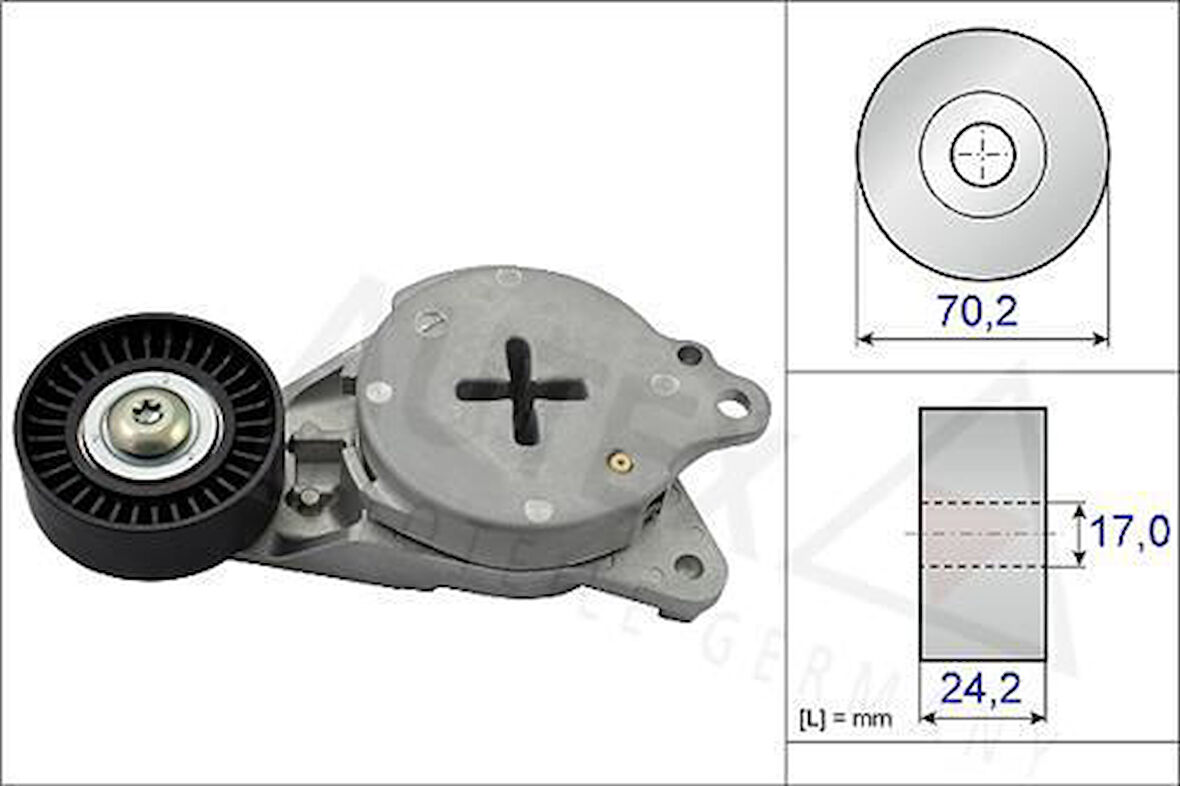 Gates T39268 Alternatör Gergi Rulmanı Corolla 1.4 D4D Aurıs 1.4 D4D Yarıs 1.4 D4D 2007>
