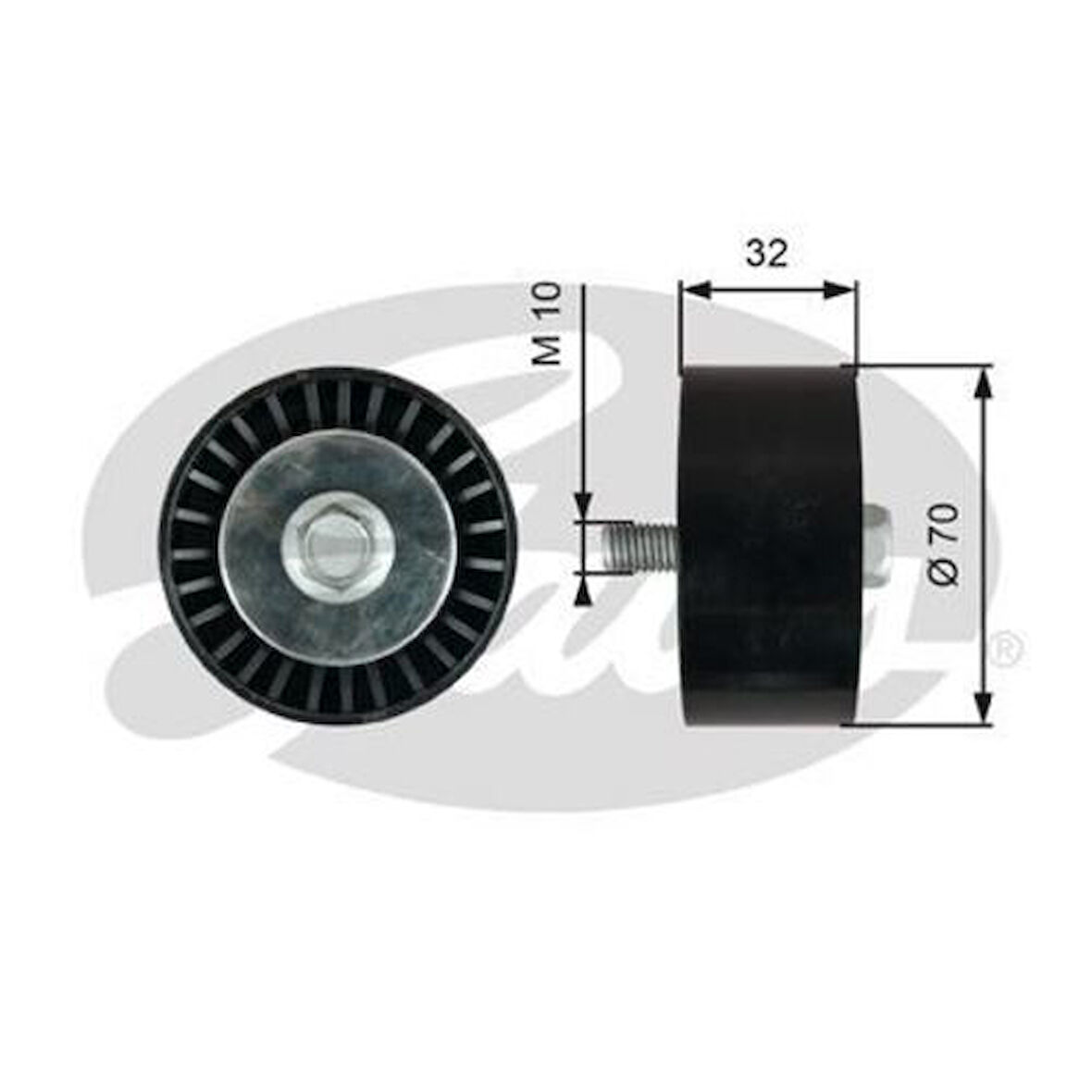 Gates T39270 Alternatör Gergi Rulmanı Opel Antara 2.2 CDTI 2.2 CDTI 4x4 9 25192084