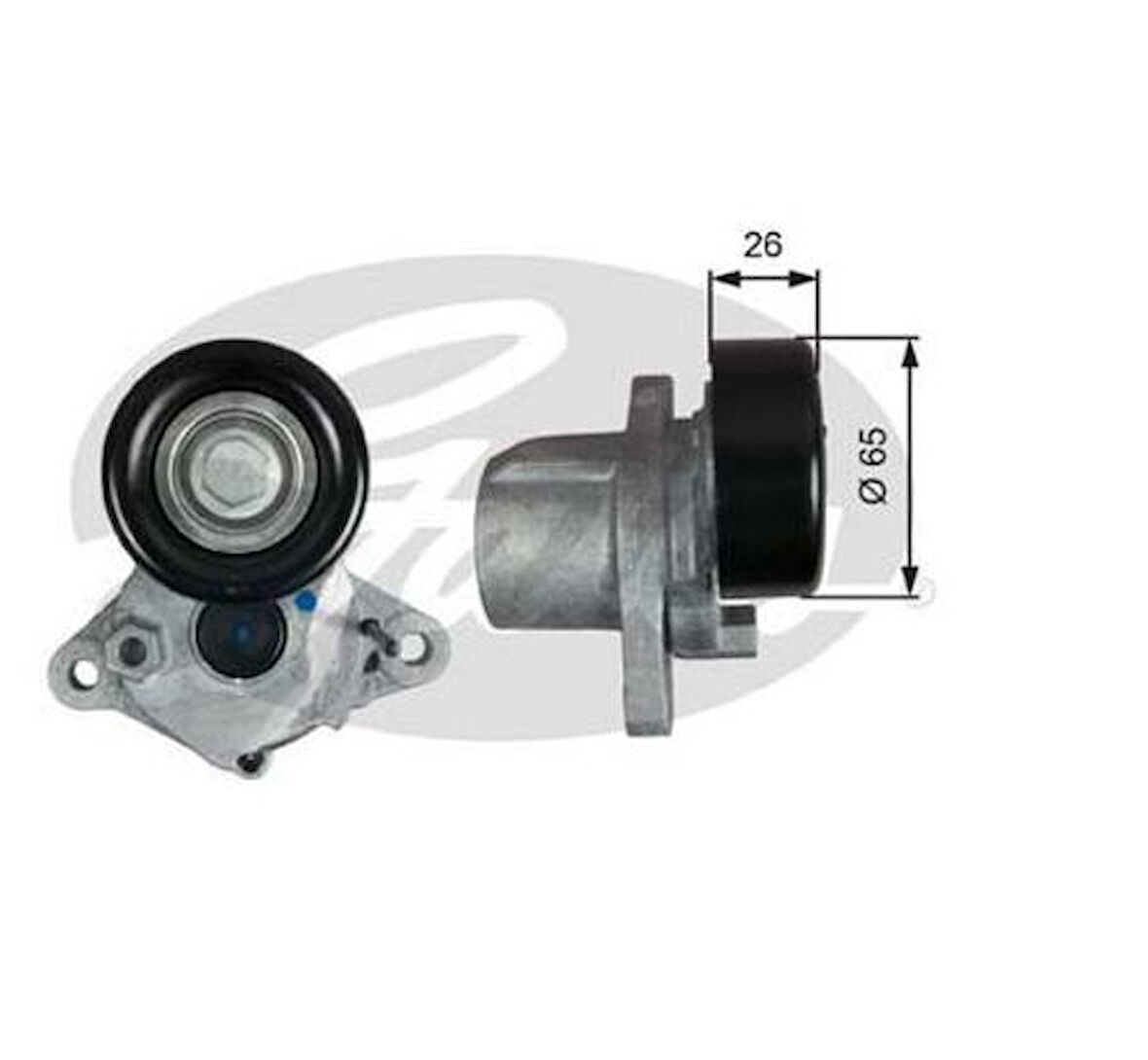 Gates T39293 Gergi Rulmanı I20 08- Ix20 10- I30 11- Ix35 10- Ceed 12- 1.4Crdı-1.6Crdı-1.7Crdı