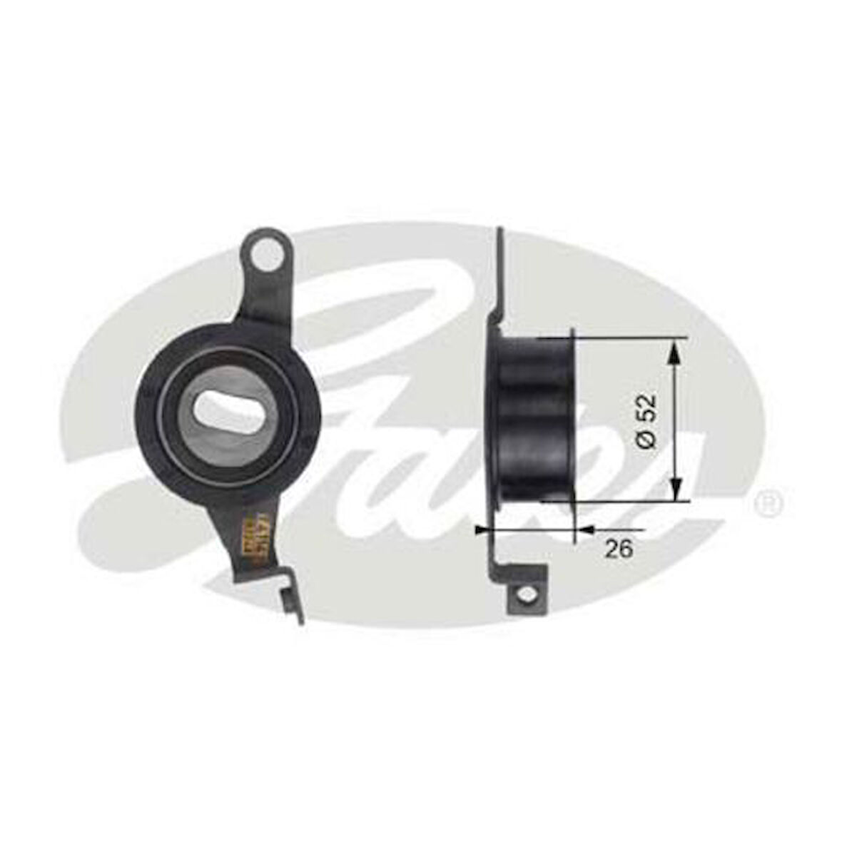 Gates T41143 Eksantrik Gergi Rulmanı Escort IV V Vı Vıı (89 99) Fıesta III (89 96) Mondeo I (93 96) 1.8 D Td