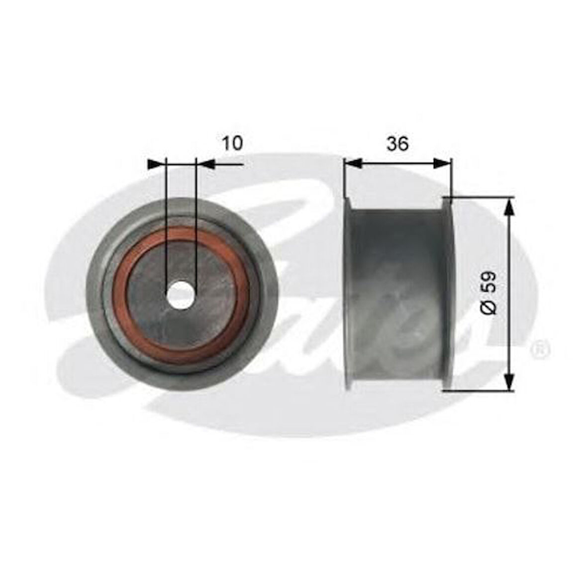 Gates T41227 Triger Gergi Rulmanı Volkswagen Audi 