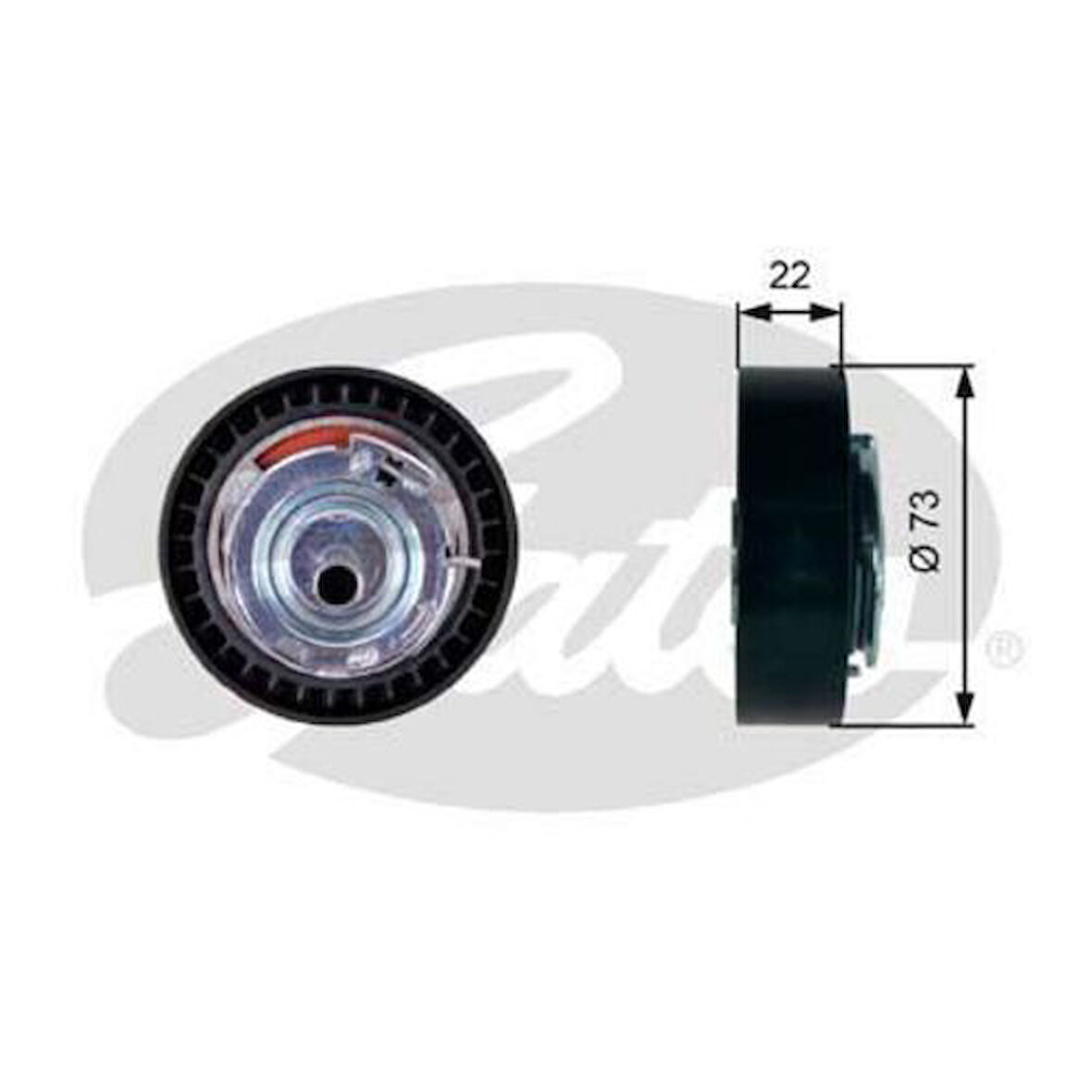 Gates T43225 Eksantrik Gergi Rulmanı Dacıa Logan Sandero 1.4 1.6 08