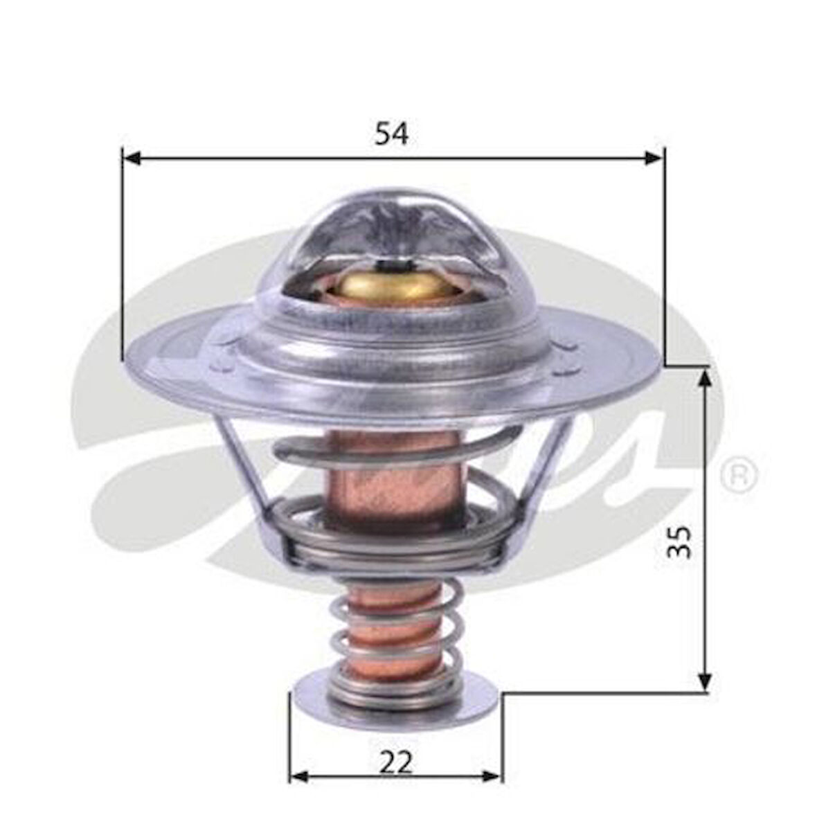 Gates TH22689G1 Termostat 89C Astra G H Corsa C 1.7 CDTI 1338724