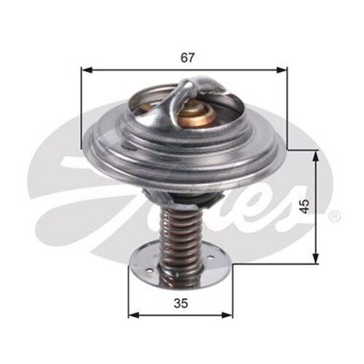 Gates TH45688G1 Termostat 88C Land Rover 3.6 2006-2012 LR003341