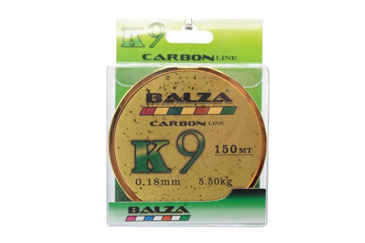 BALZA CARBON LİNE K9 MİSİNA 150 MT. 0,38MM