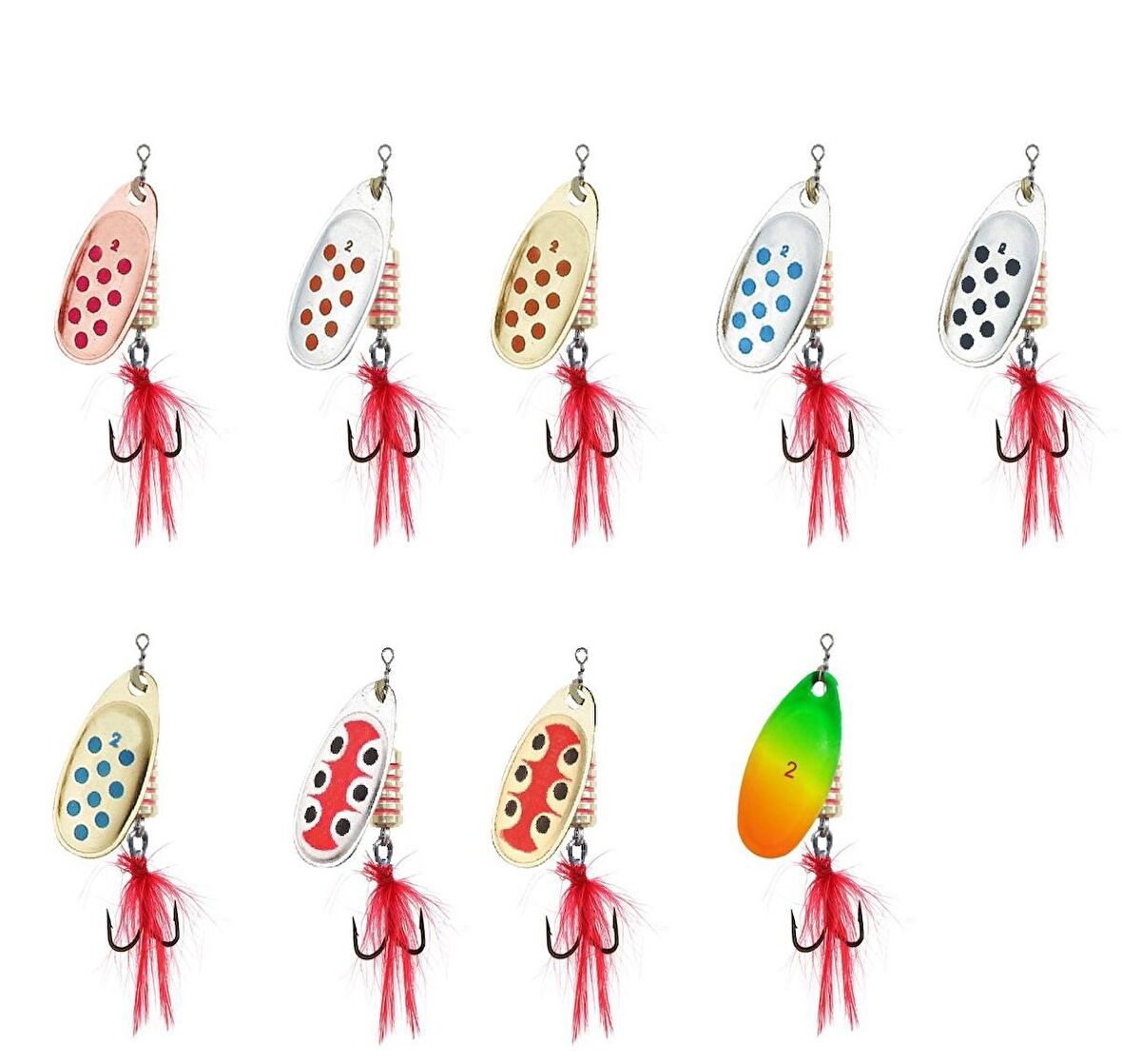 Döner Kaşık Lucky John Spin X Round 5 Gr No:2 RENK: SB