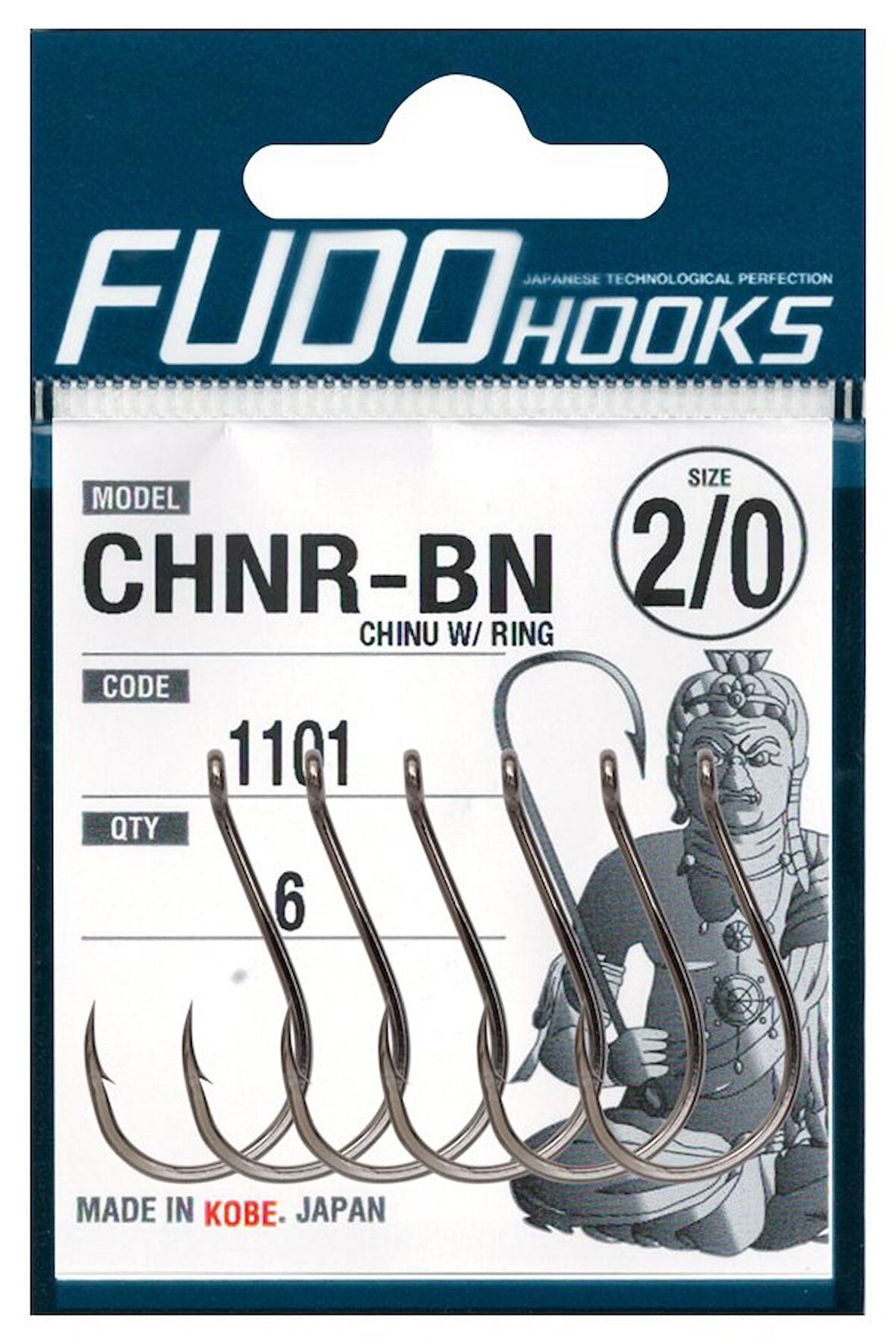 Fudo 1101 Chinu Black Nikel Delikli Çapraz İğne NO:1