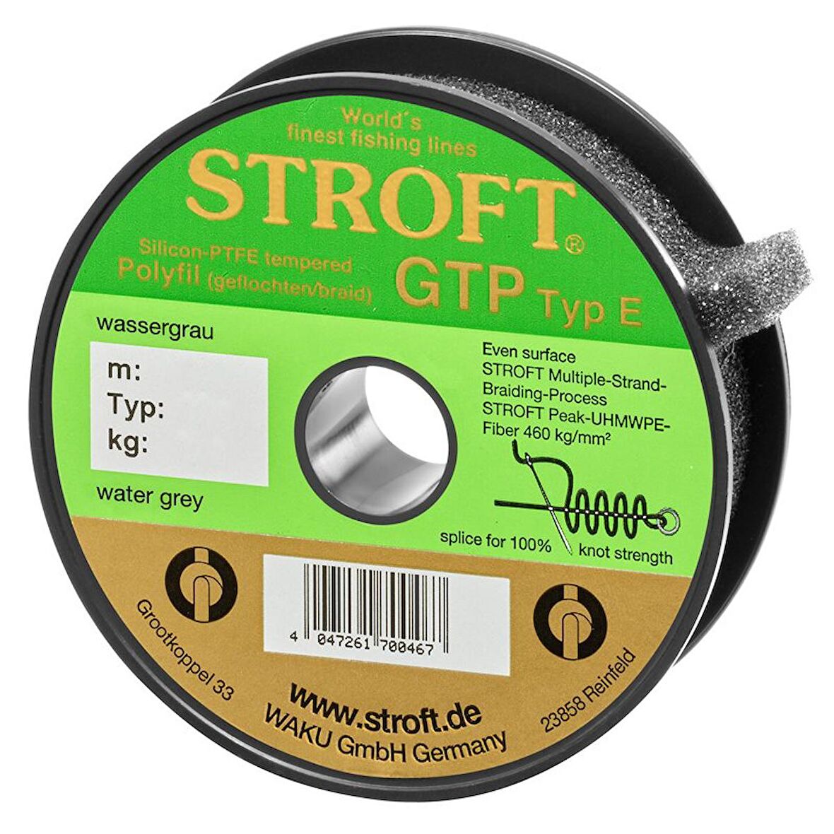 Stroft Gtp Typ E 150MT GRİ İP MİSİNA E7 0,26MM
