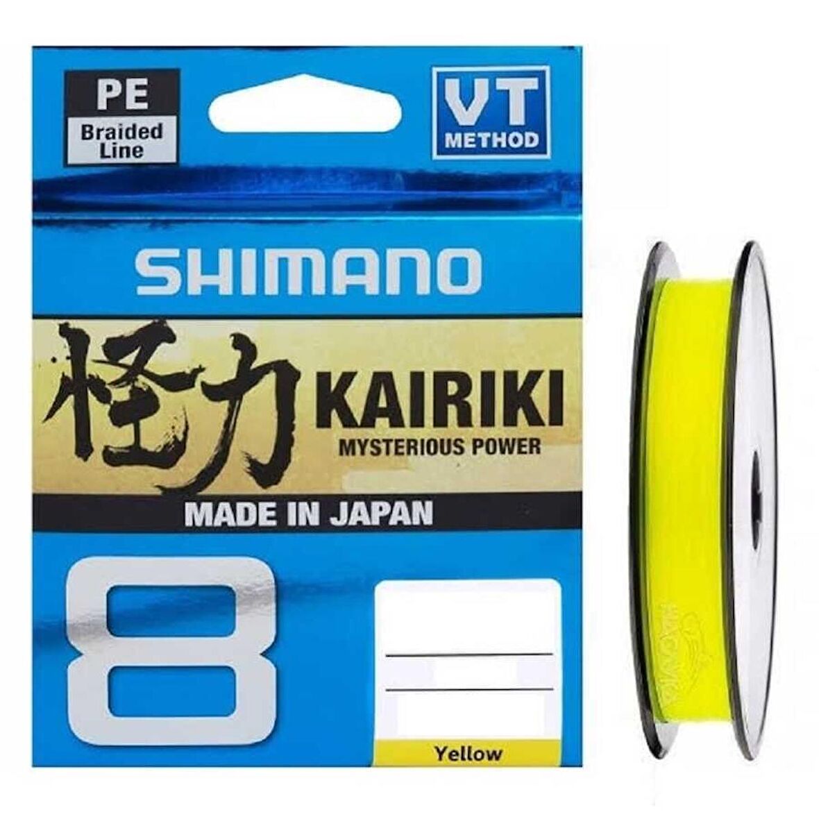 İp Misine Shimano Kairiki YELLOW SARI 0,06mm 300 metre 8kat