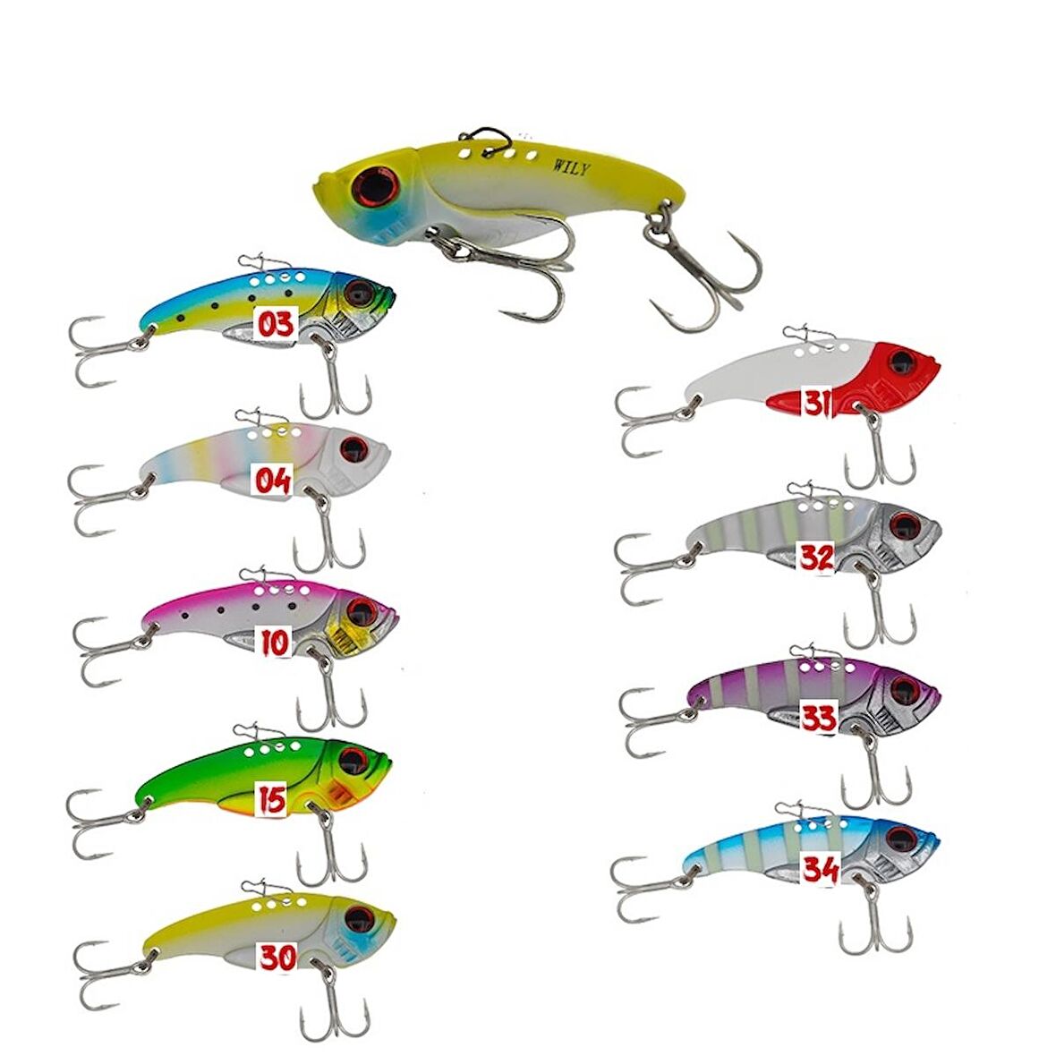 Jig Yemi Wily Spoiled Baby Vibrasyon 5,4cm 14gr RENK:33