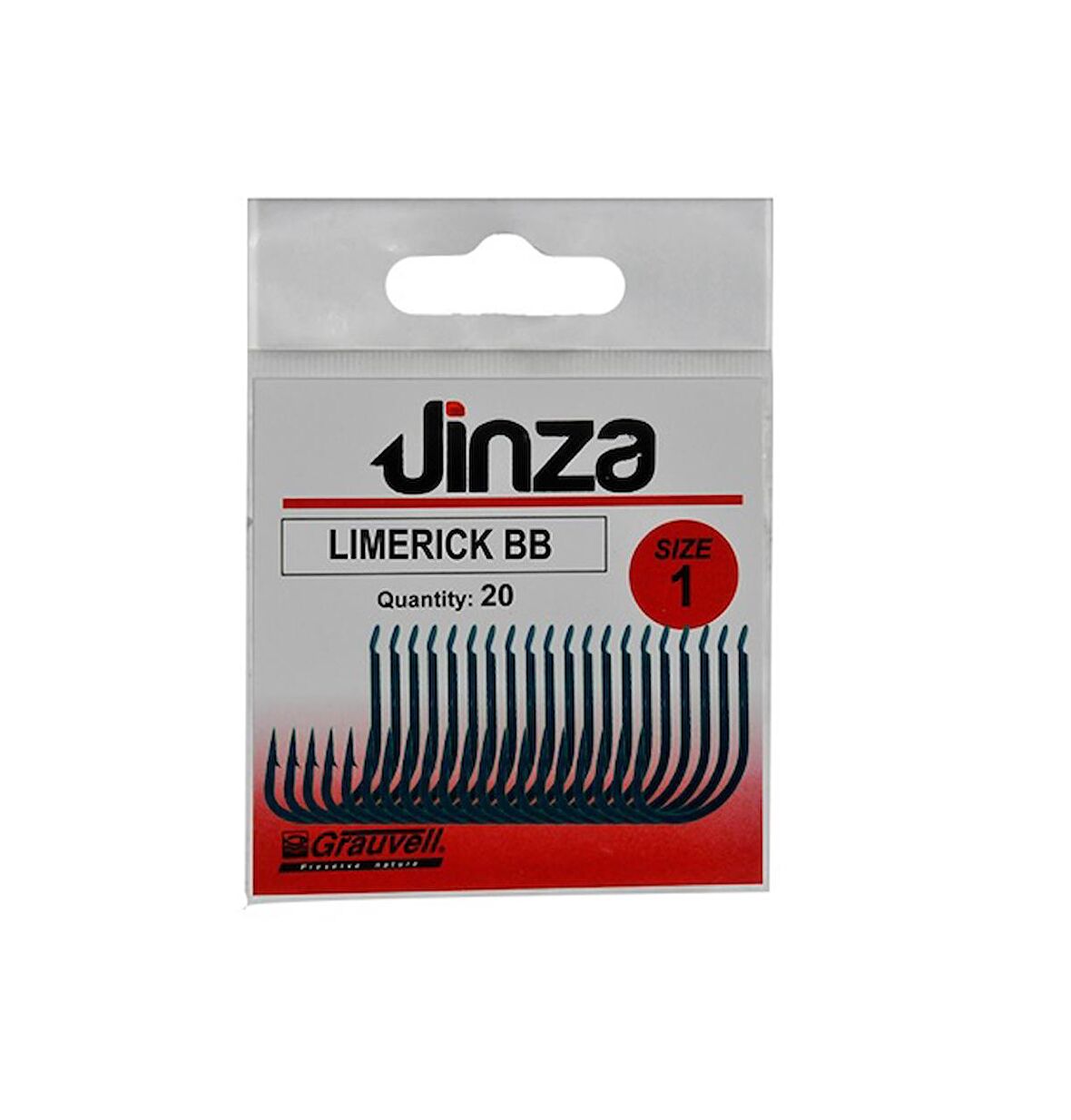 Jinza 57090 Limerik Blue Mavi Olta İğnesi 20’li Paket NO:8