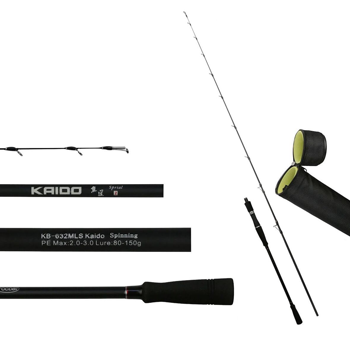 Kaido Slow Jig Kamışı 190 cm 100-200GR  PE 3-4 TETİKSİZ