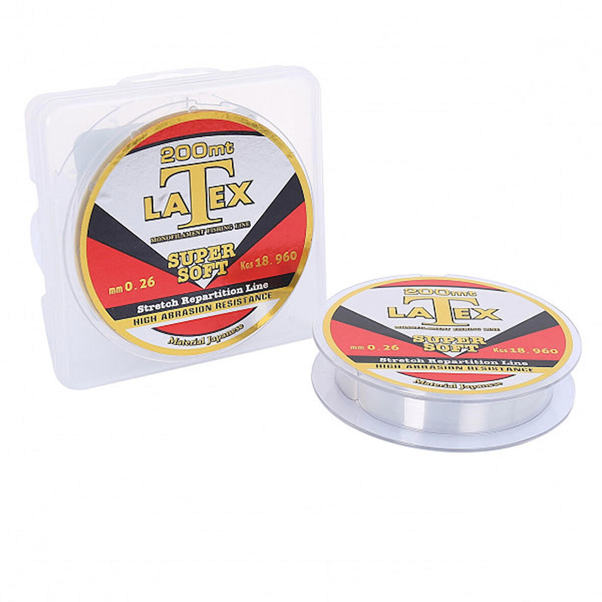 LATEX SUPER SOFT 200 METRE MONOFLAMENT MİSİNA 0,35MM