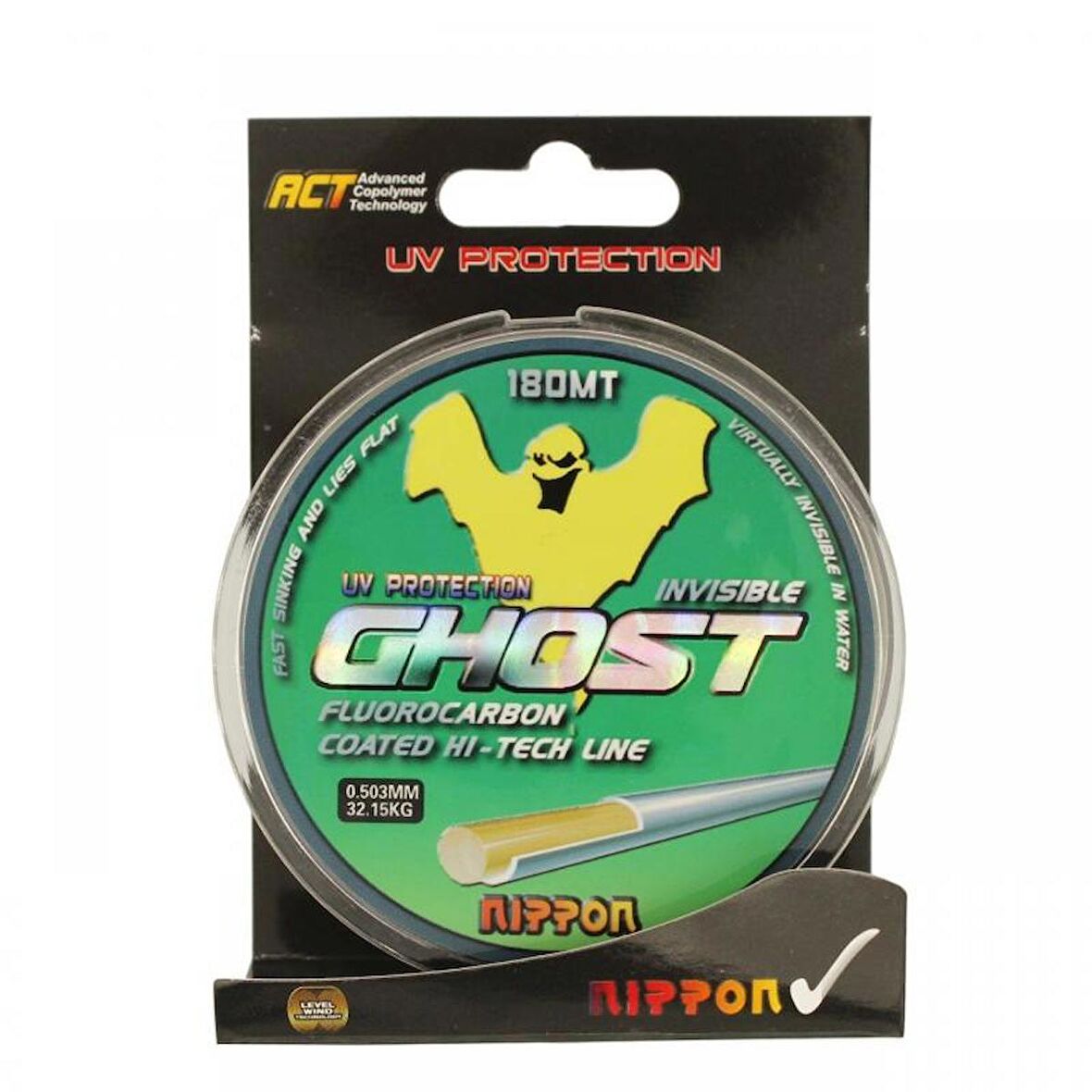 NIPPON GHOST 180 MT FLOROCARBON 0,171MM