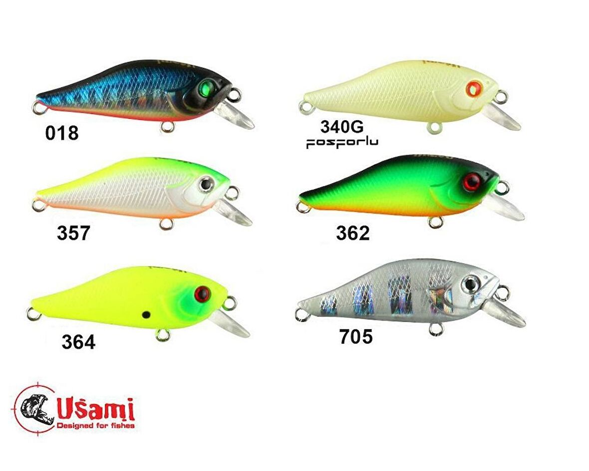 Usami Fury Shad 40F-SR 2.4 G RENK:018