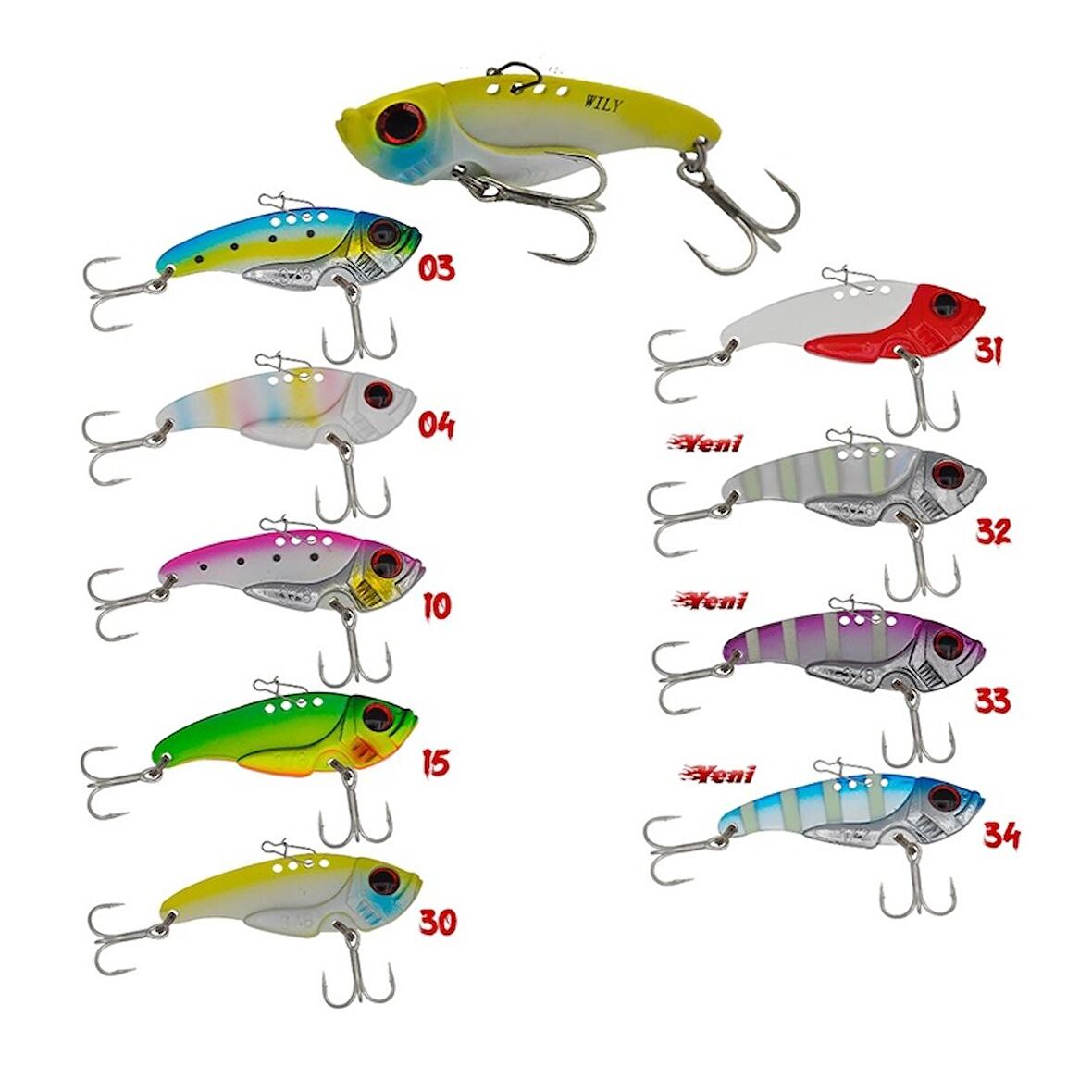 Vibrasyon Jig Wily Spoiled Vibrasyon 6cm 21gr RENK:10