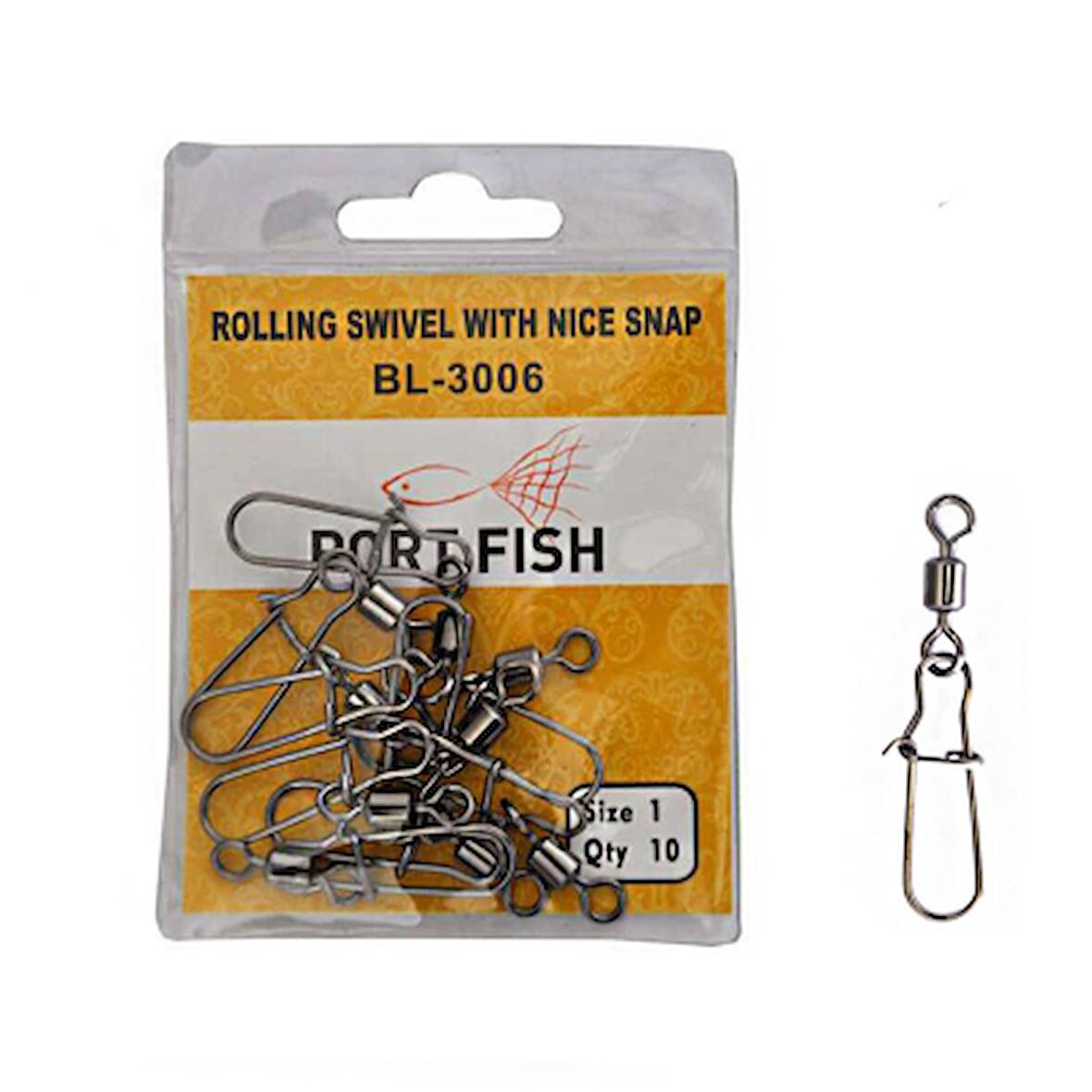 PORTFİSH BL-3006 YUVARLAK KANCALI FIRDÖNDÜ NO:5
