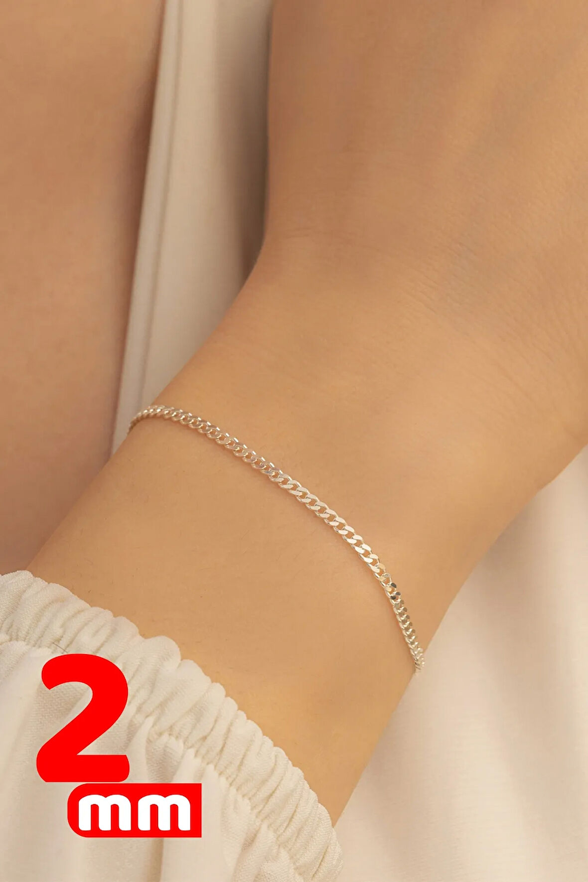 Kadın Bileklik - Gurmet Model 925 Ayar Kadın Gümüş Bileklik