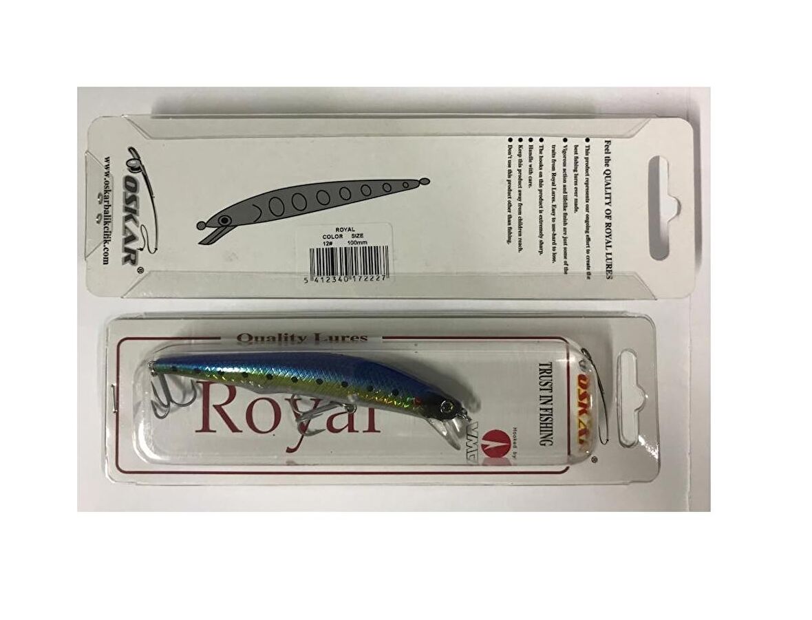 OSKAR ROYAL MAKET BALIK 11 CM 15GR RENK: 12